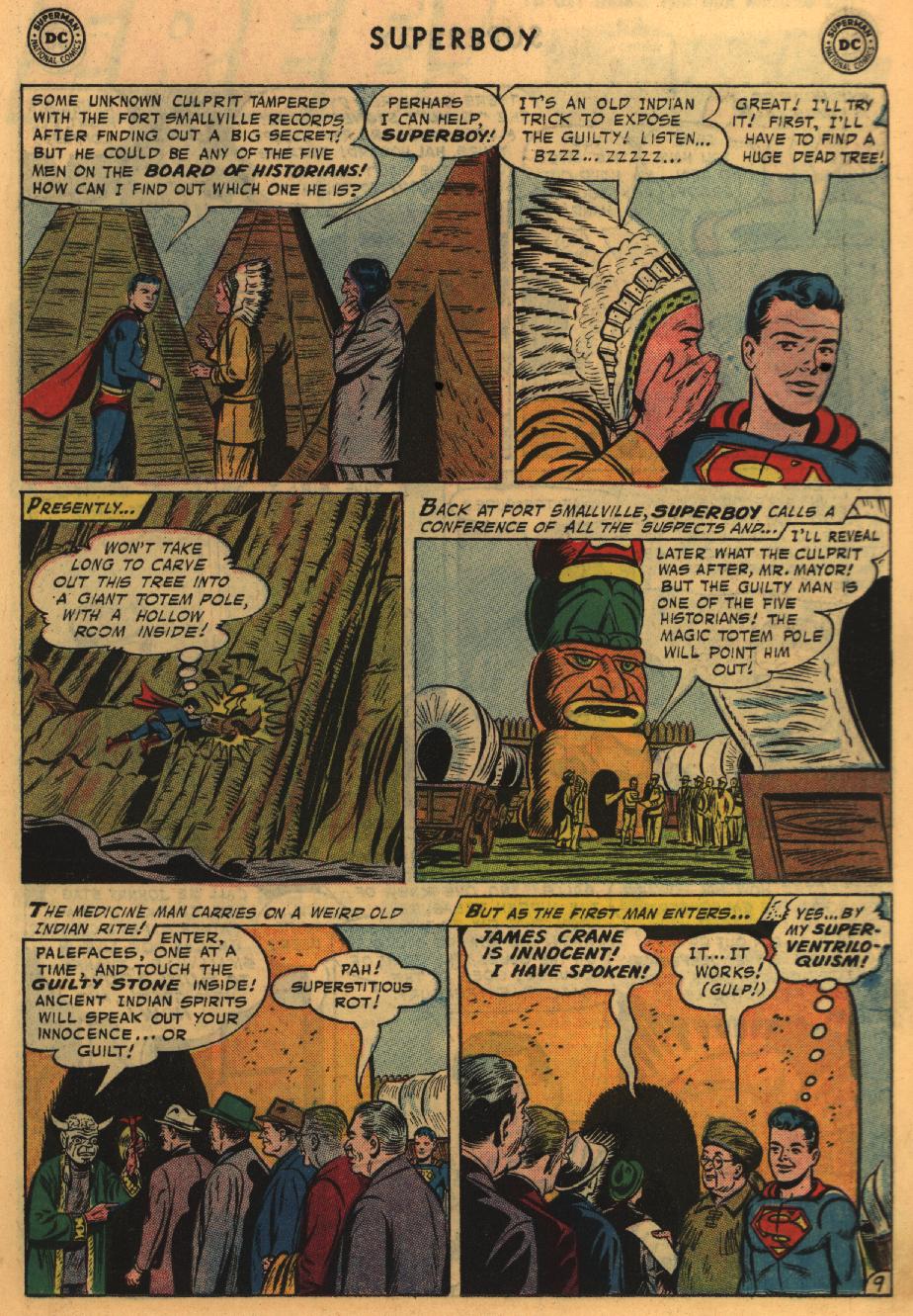 Read online Superboy (1949) comic -  Issue #56 - 10