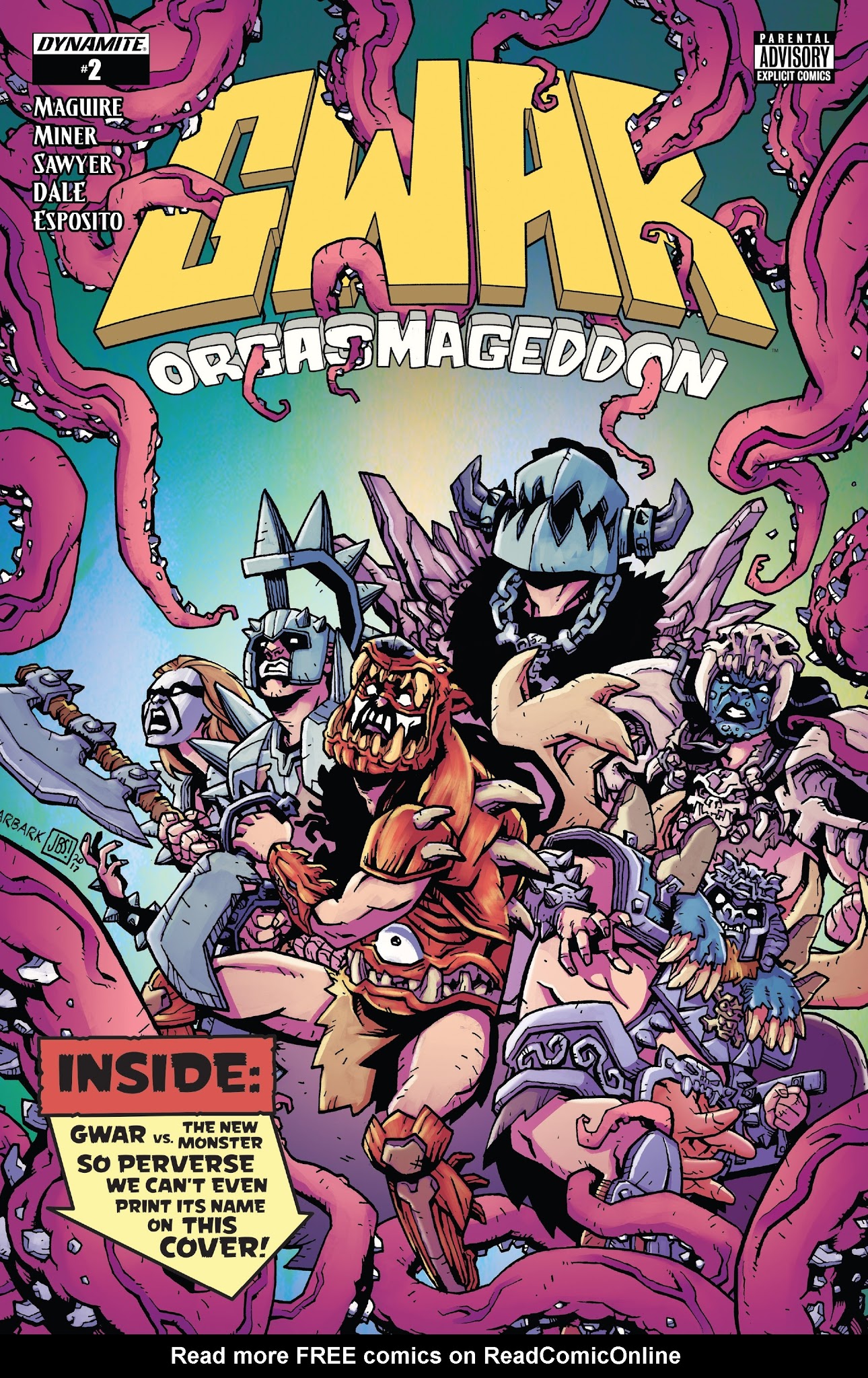 Read online Gwar: Orgasmageddon comic -  Issue #2 - 2