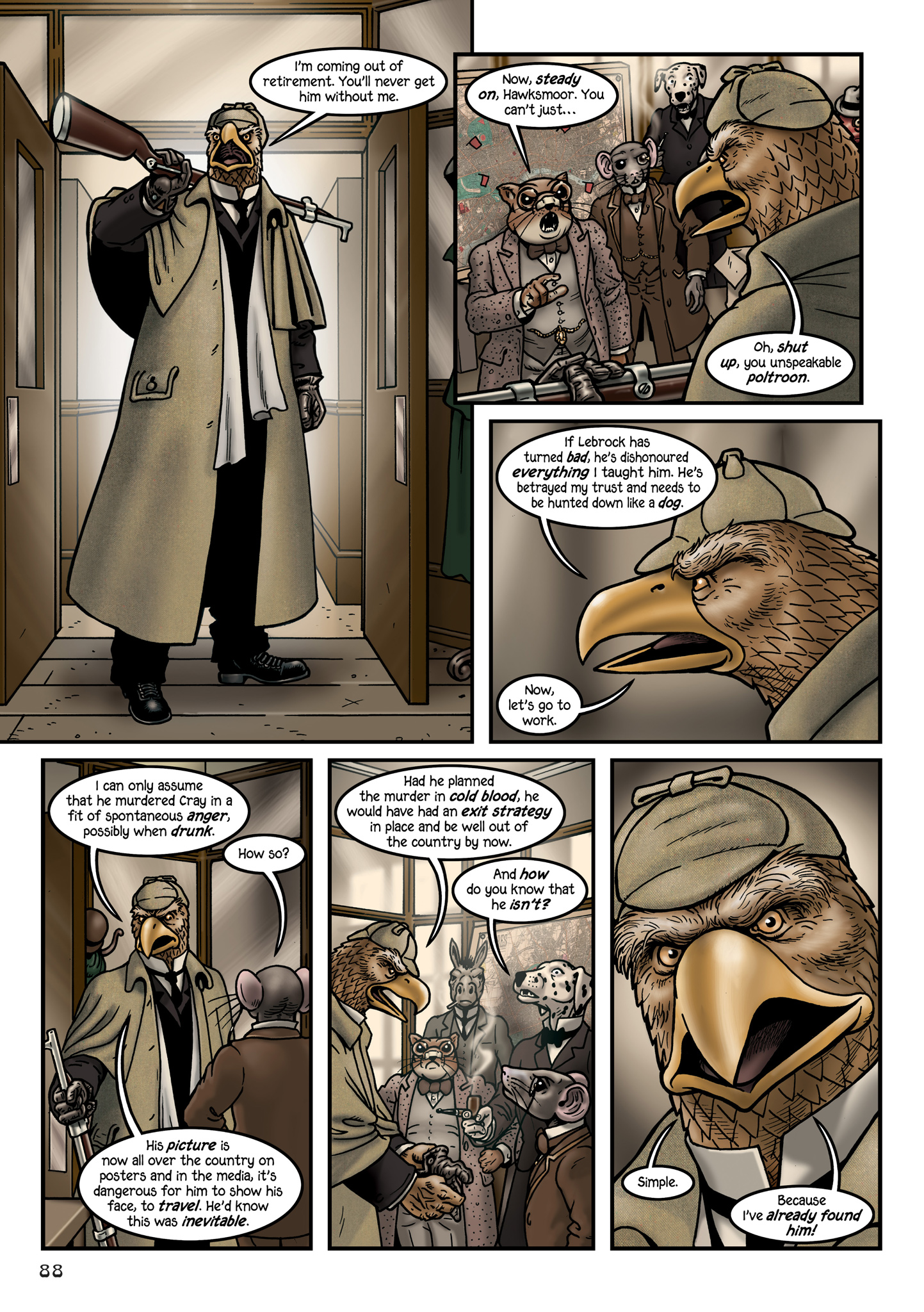 Read online Grandville Force Majeur comic -  Issue # TPB (Part 1) - 90