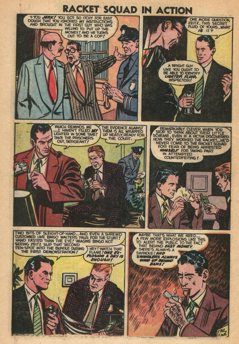 Read online Racket Squad in Action comic -  Issue #7 - 10