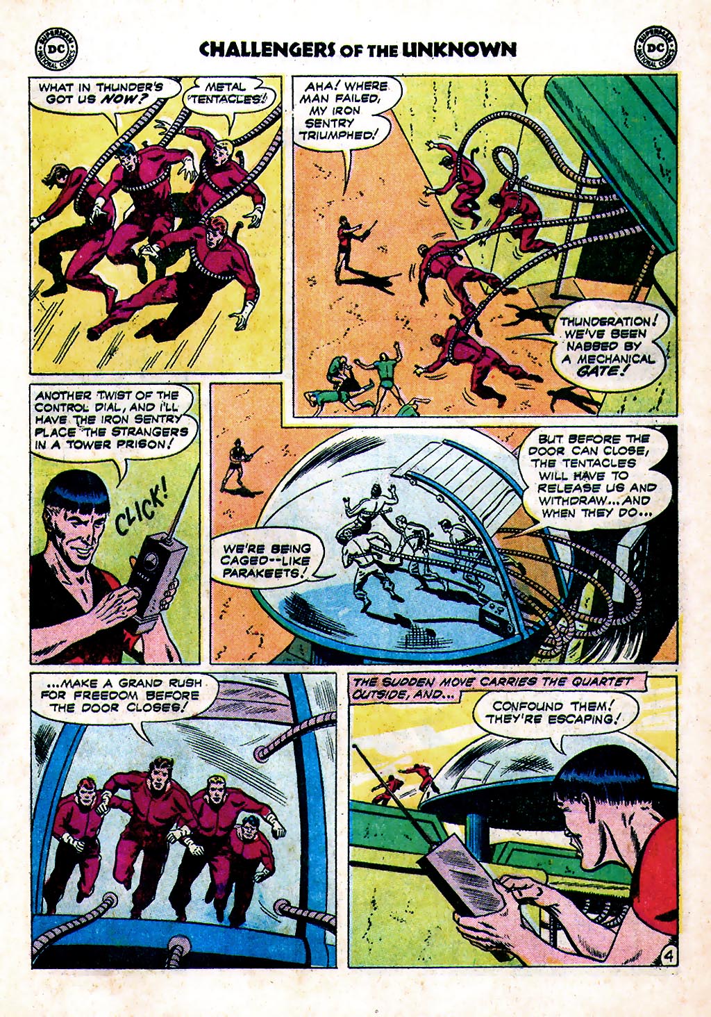 Challengers of the Unknown (1958) Issue #10 #10 - English 21