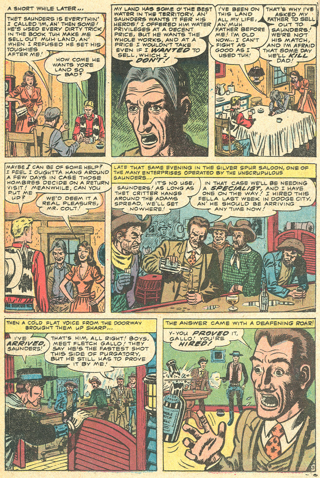 Read online Kid Colt Outlaw comic -  Issue #156 - 10
