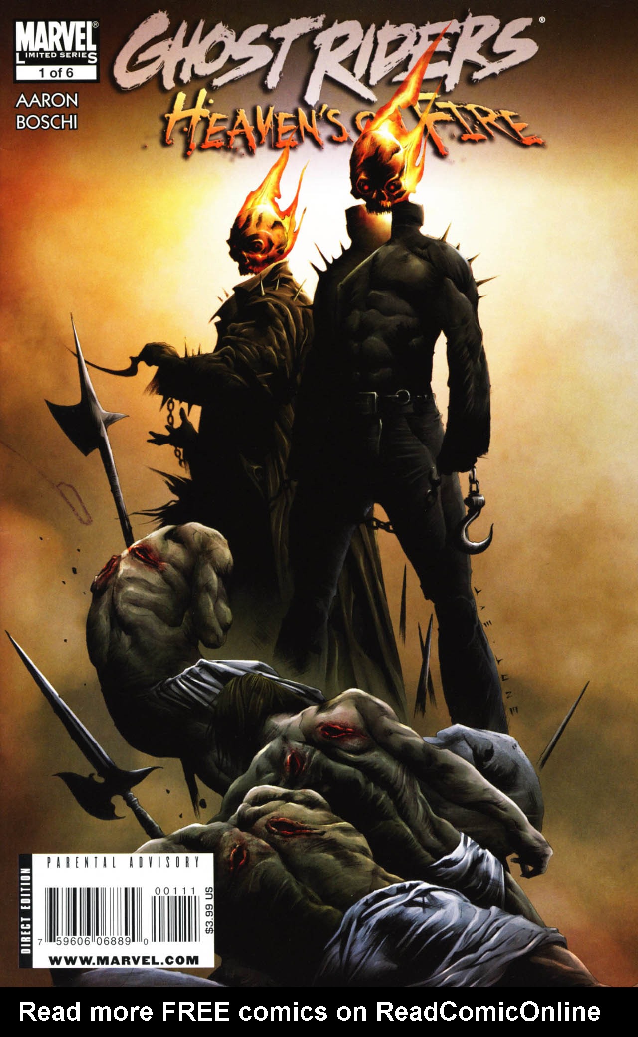 Read online Ghost Riders: Heaven's on Fire comic -  Issue #1 - 1