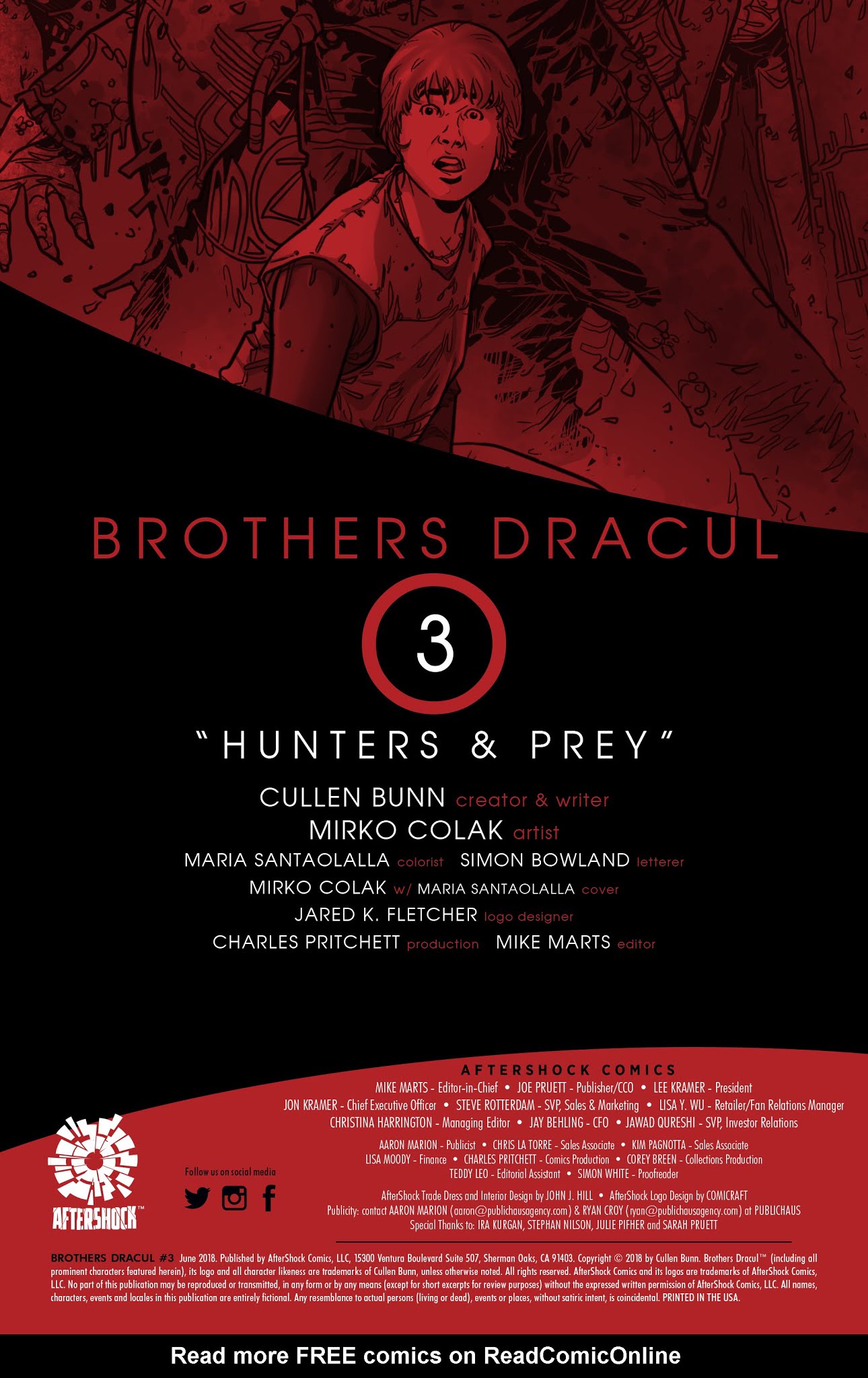 Read online Brothers Dracul comic -  Issue #3 - 2