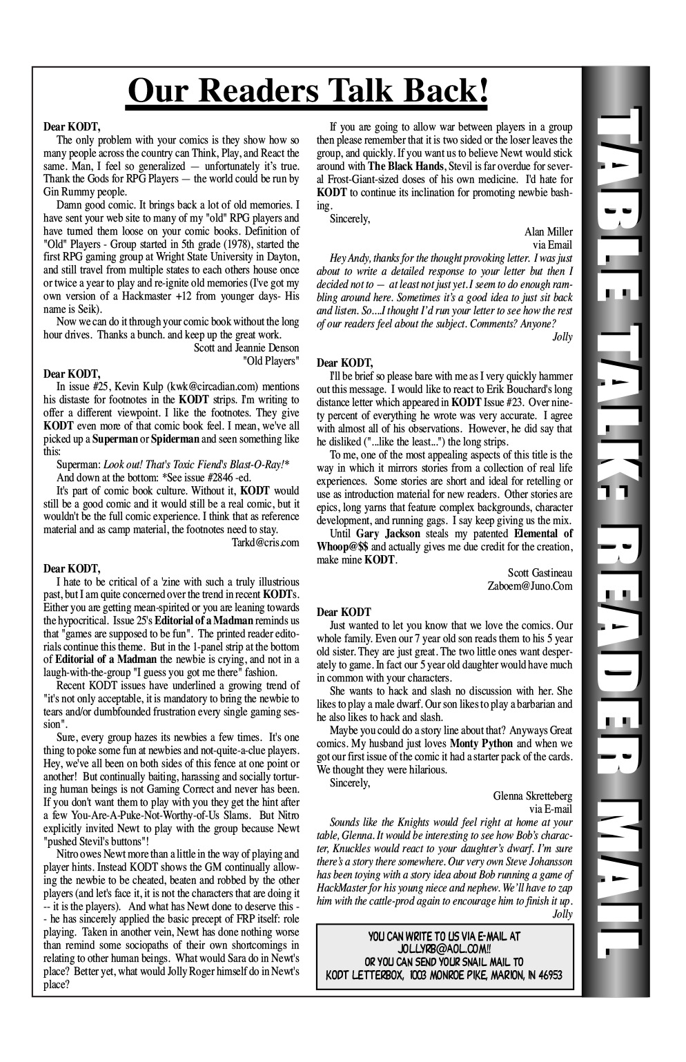 Read online Knights of the Dinner Table comic -  Issue #27 - 5