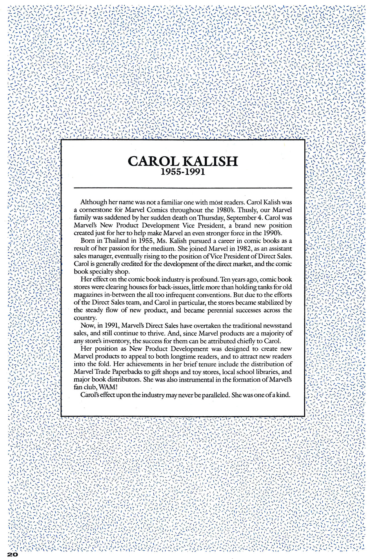 Read online Marvel Age comic -  Issue #108 - 20