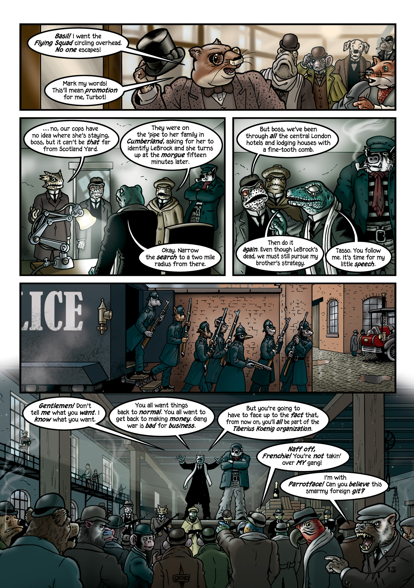 Read online Grandville Force Majeur comic -  Issue # TPB (Part 1) - 99