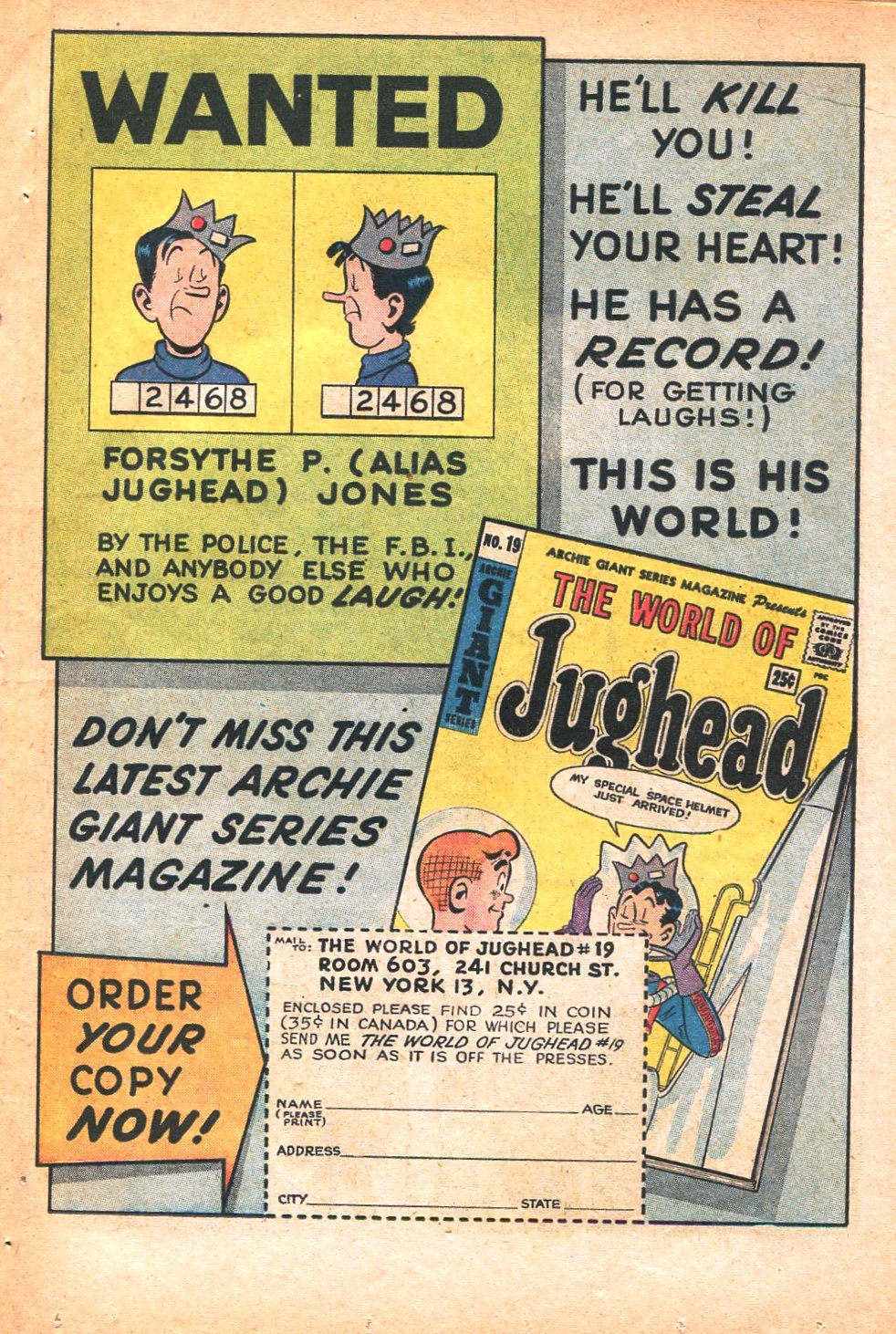 Read online Archie's Joke Book Magazine comic -  Issue #65 - 19