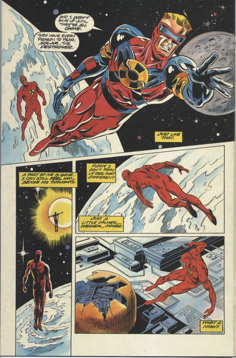 Read online Solar, Man of the Atom comic -  Issue #23 - 20