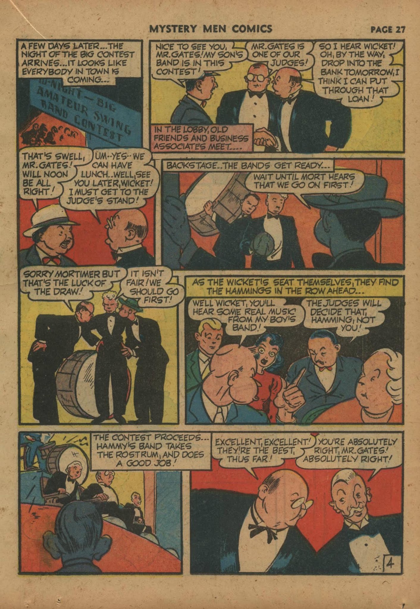 Read online Mystery Men Comics comic -  Issue #26 - 29