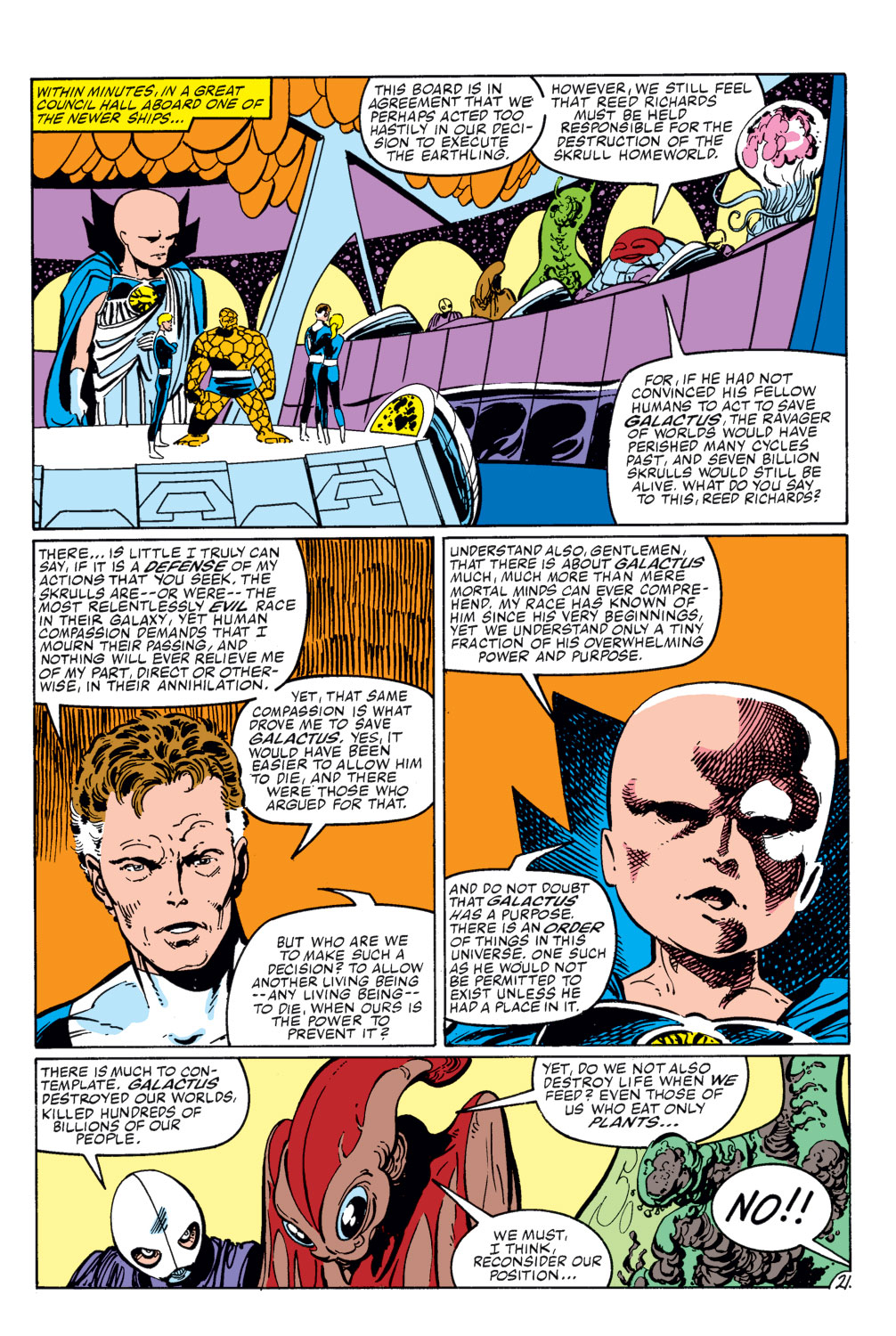 Read online Fantastic Four (1961) comic -  Issue #261 - 21