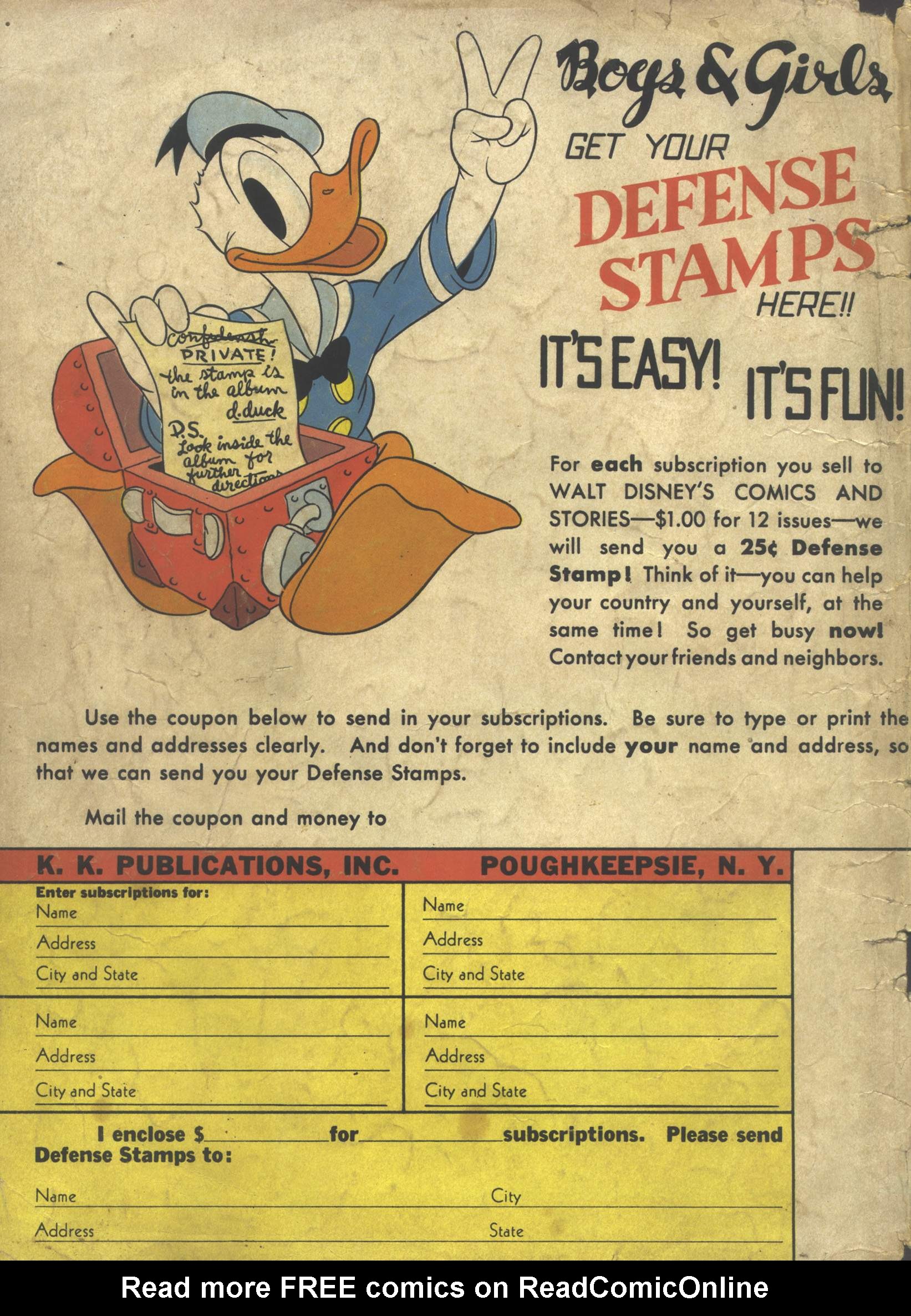 Read online Walt Disney's Comics and Stories comic -  Issue #22 - 68