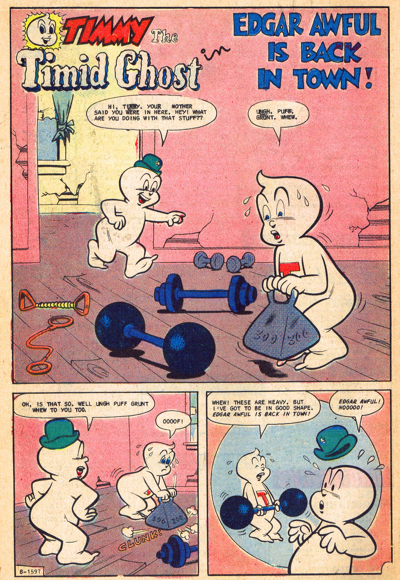 Read online Timmy the Timid Ghost comic -  Issue #7 - 18