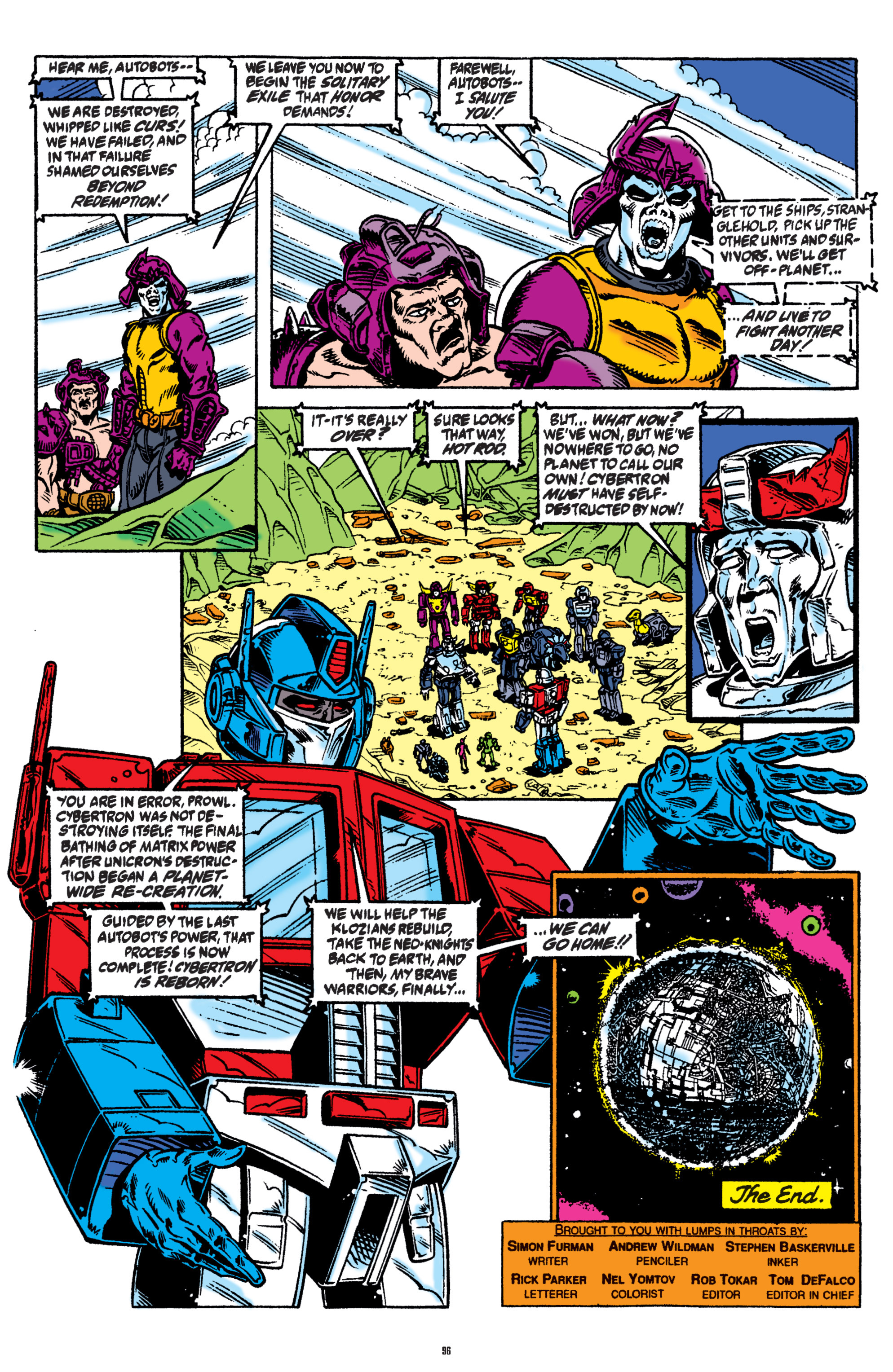 Read online The Transformers Classics comic -  Issue # TPB 7 - 96