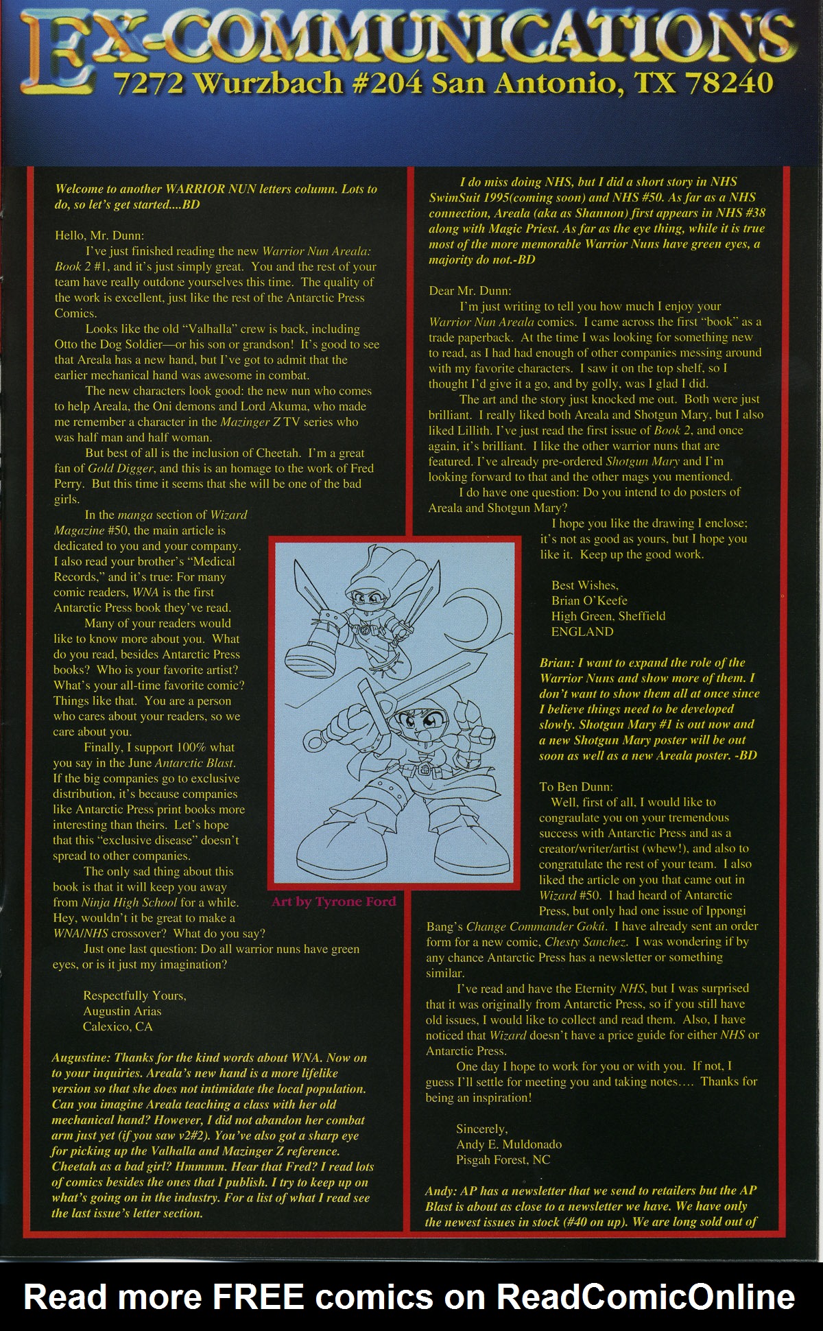 Read online Warrior Nun Areala: Rituals comic -  Issue #3 - 24