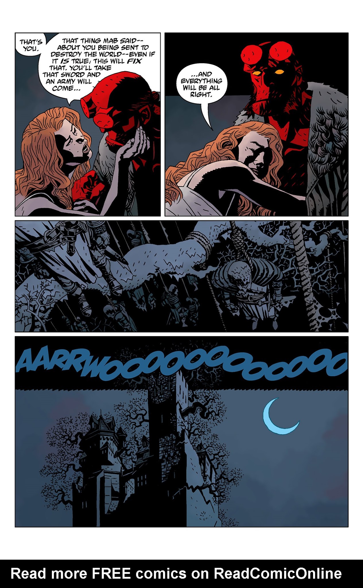 Read online Hellboy: The Wild Hunt comic -  Issue #7 - 9