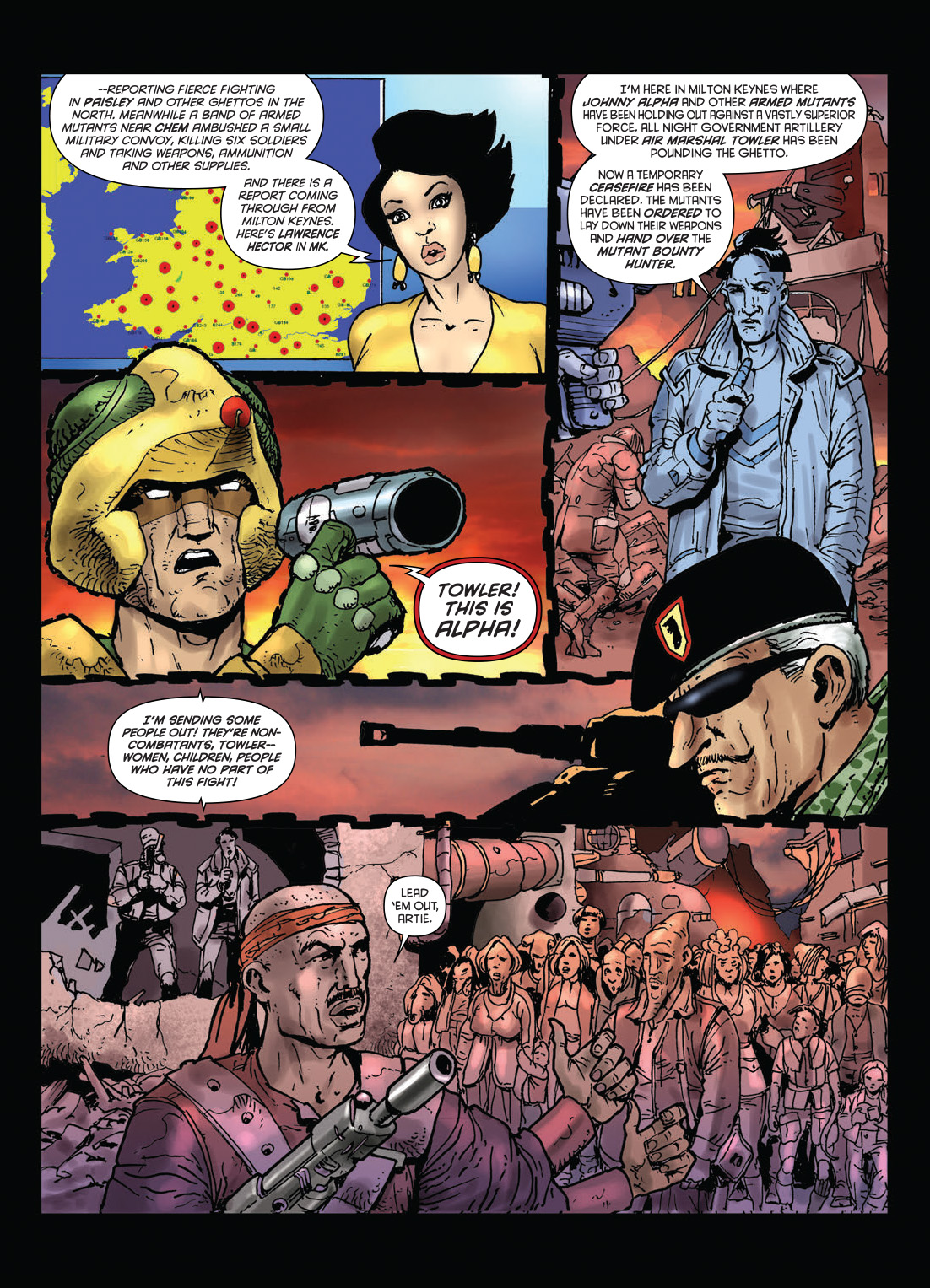 Read online Strontium Dog: The Life and Death of Johnny Alpha: Dogs of War comic -  Issue # TPB - 49