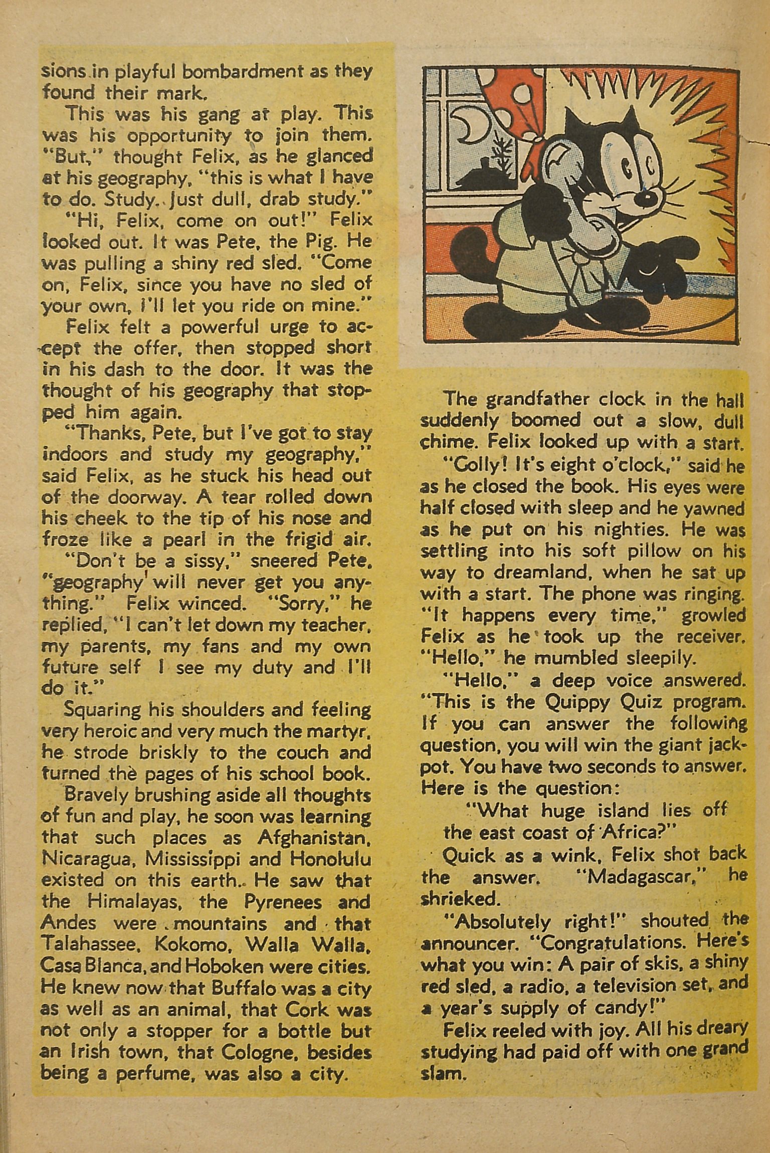 Read online Felix the Cat (1951) comic -  Issue #37 - 97