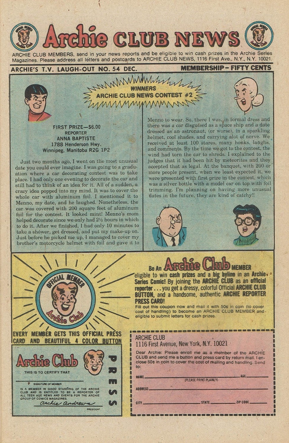 Read online Archie's TV Laugh-Out comic -  Issue #54 - 26