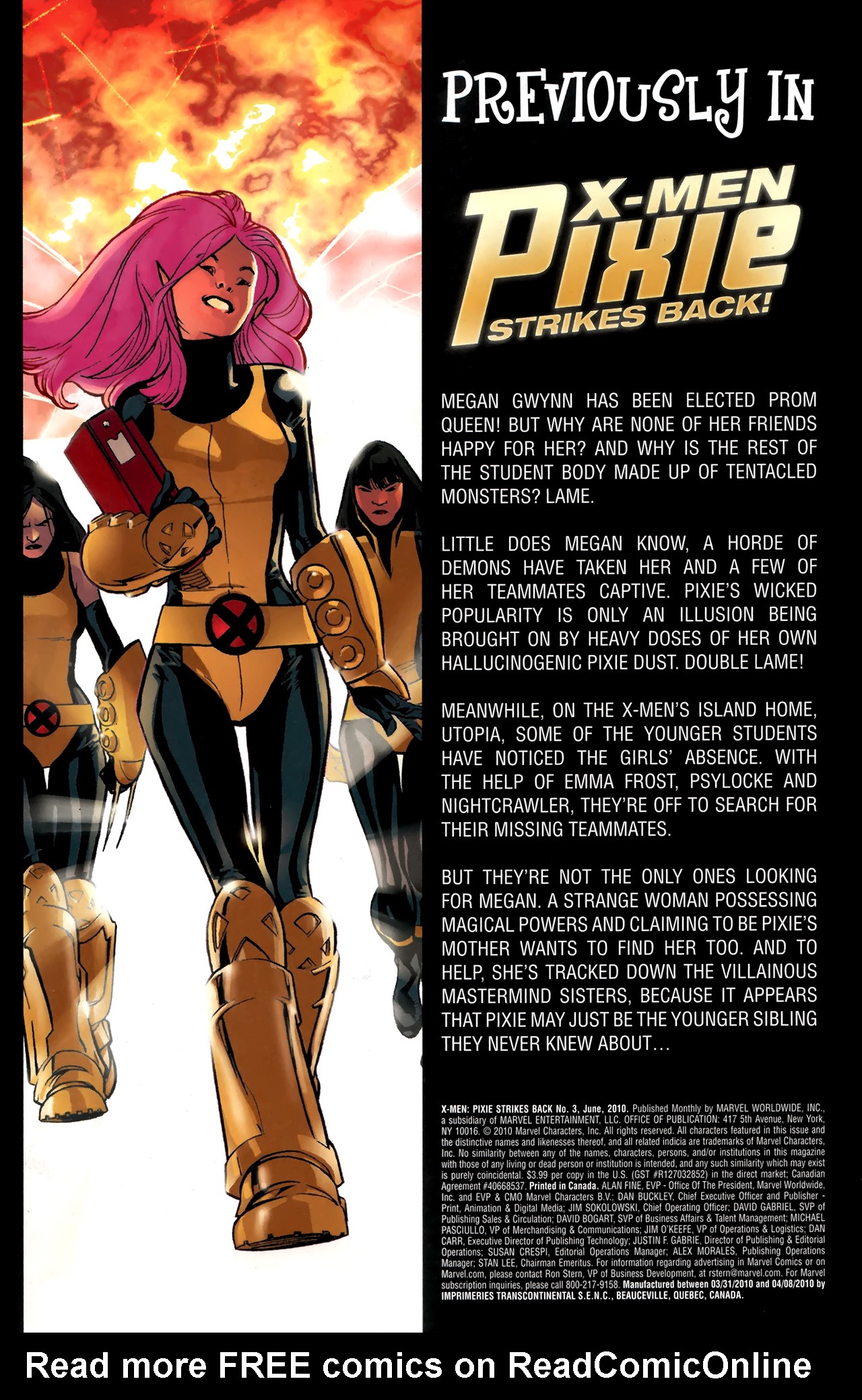 Read online X-Men: Pixie Strikes Back comic -  Issue #3 - 2