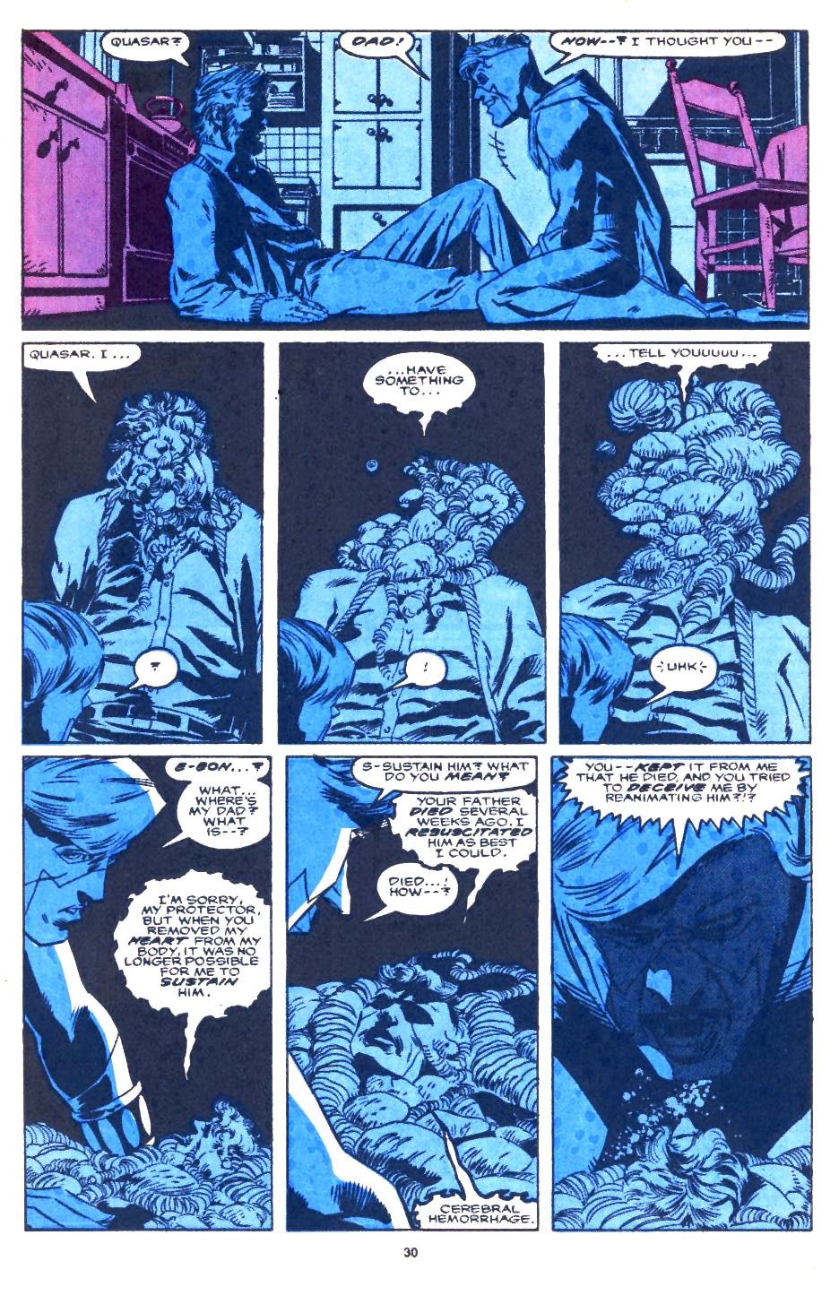 Read online Quasar comic -  Issue #20 - 24
