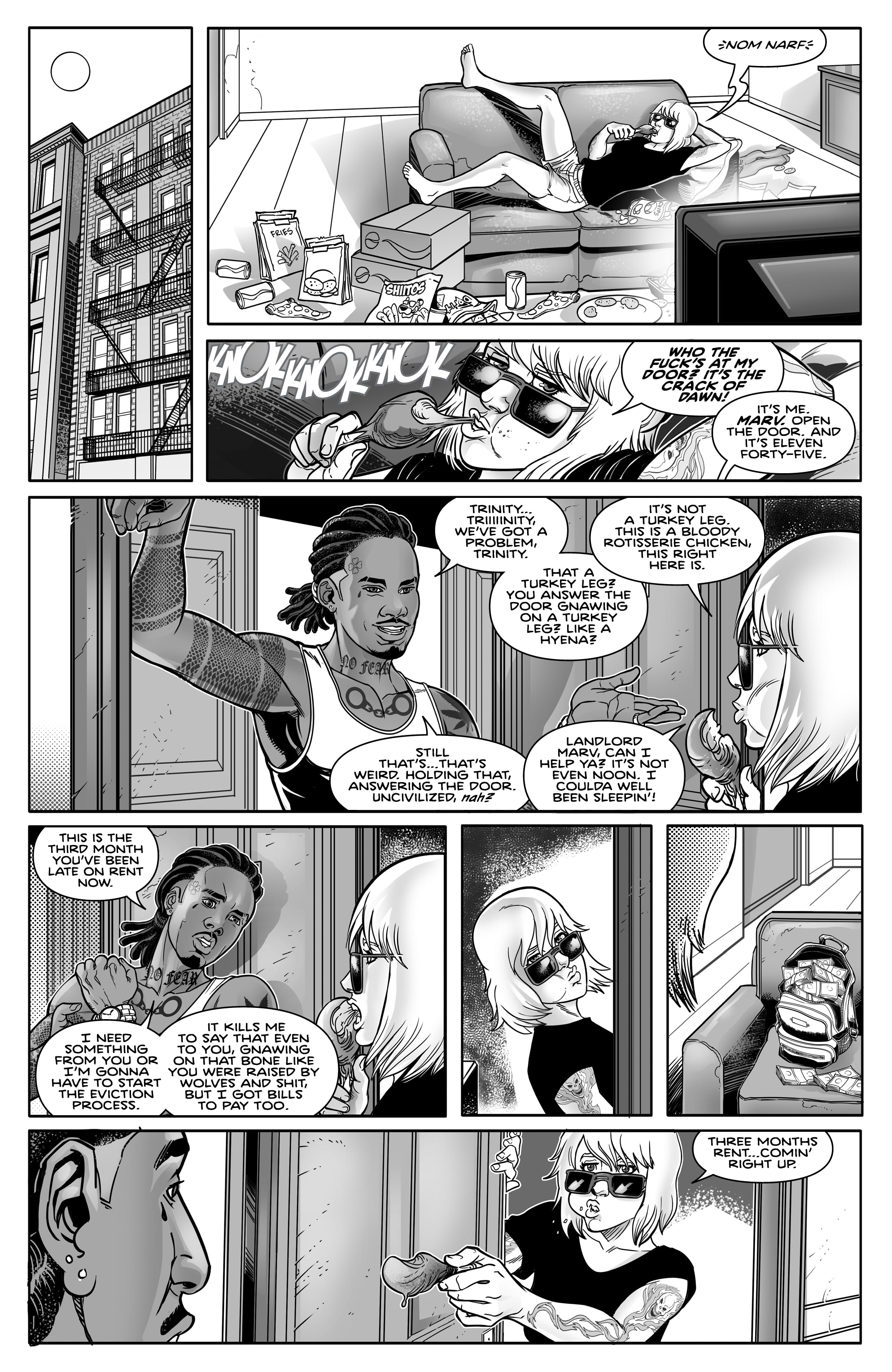 Read online Gangster Ass Barista comic -  Issue #1 - 16