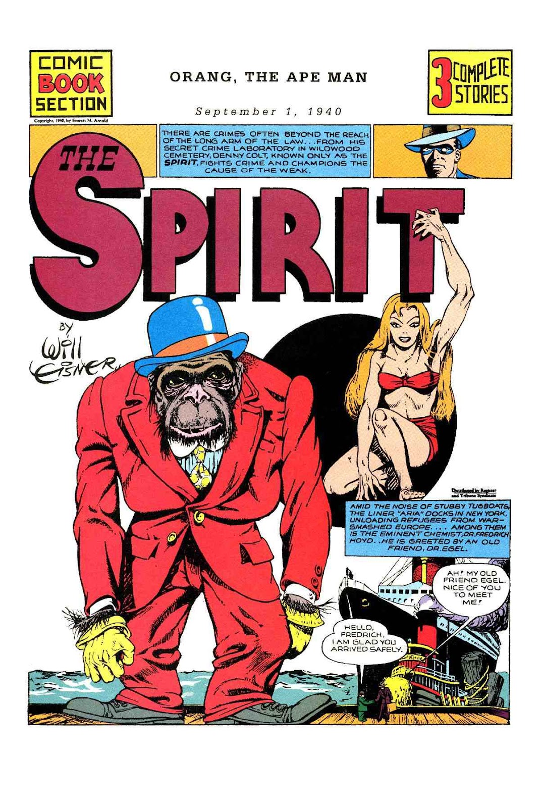 Read online Will Eisner's The Spirit Archives comic -  Issue # TPB 1 (Part 1) - 93