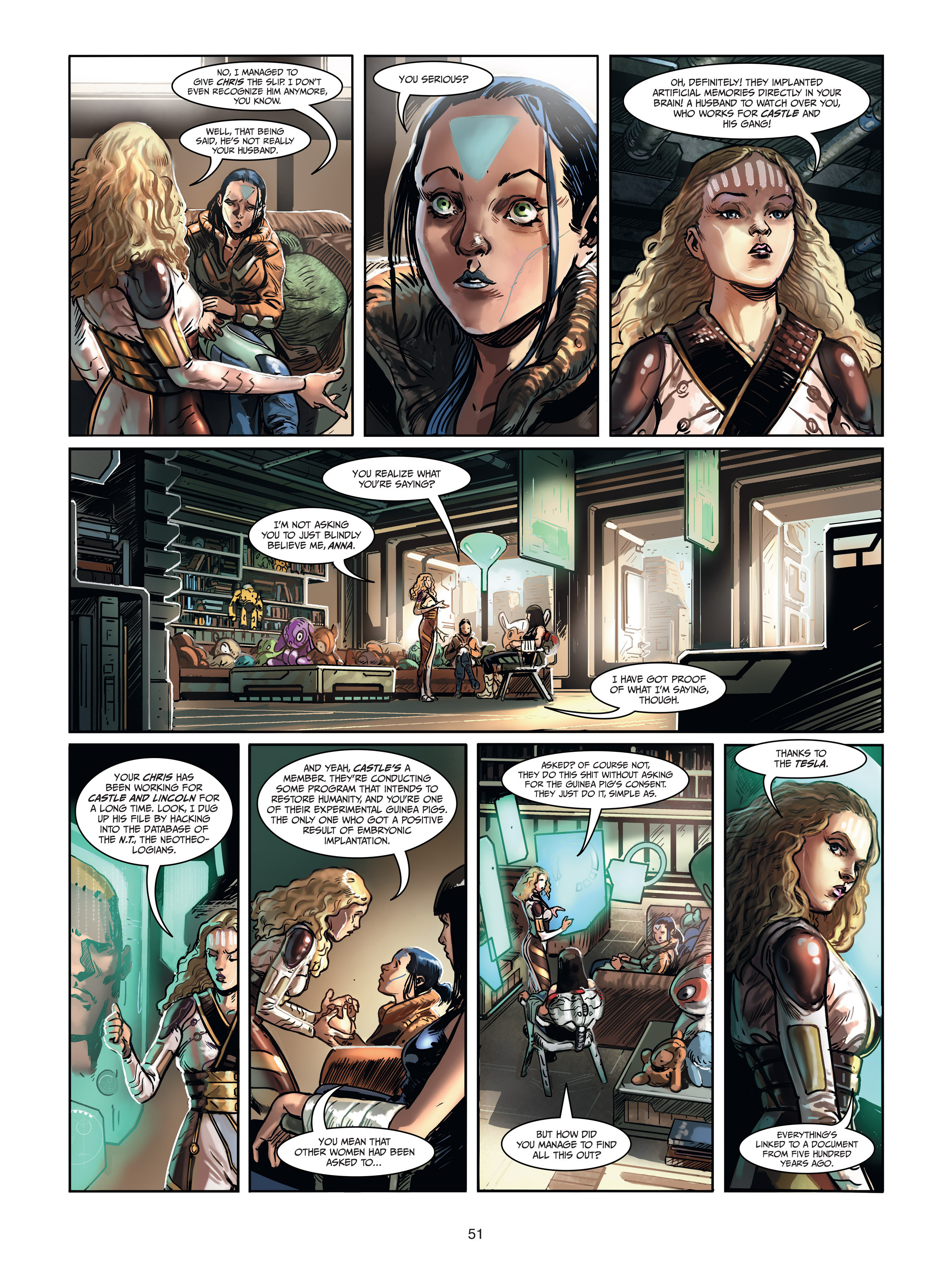 Read online Androïds comic -  Issue #1 - 49