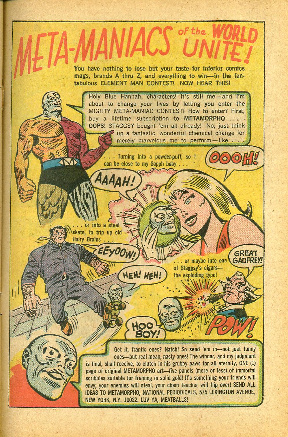 Read online Metamorpho comic -  Issue #12 - 31