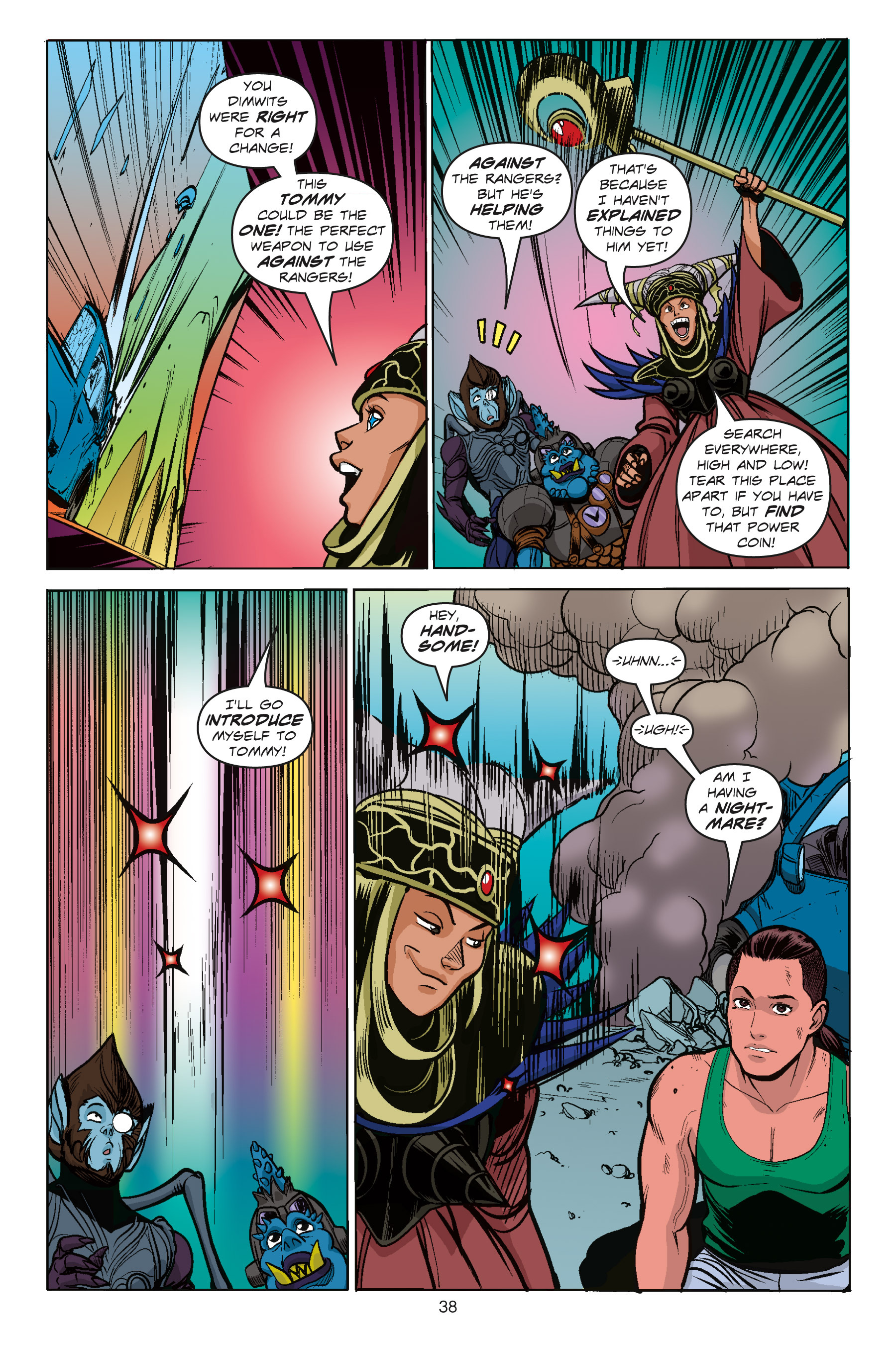 Read online Mighty Morphin Power Rangers: Going Green comic -  Issue # Full - 38