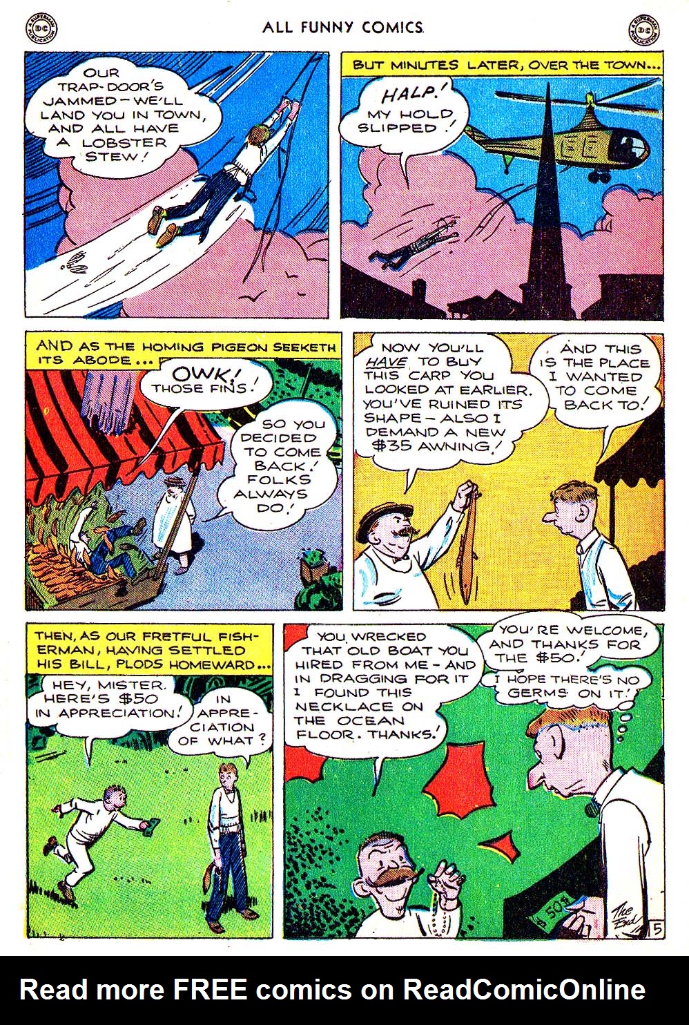 Read online All Funny Comics comic -  Issue #8 - 35