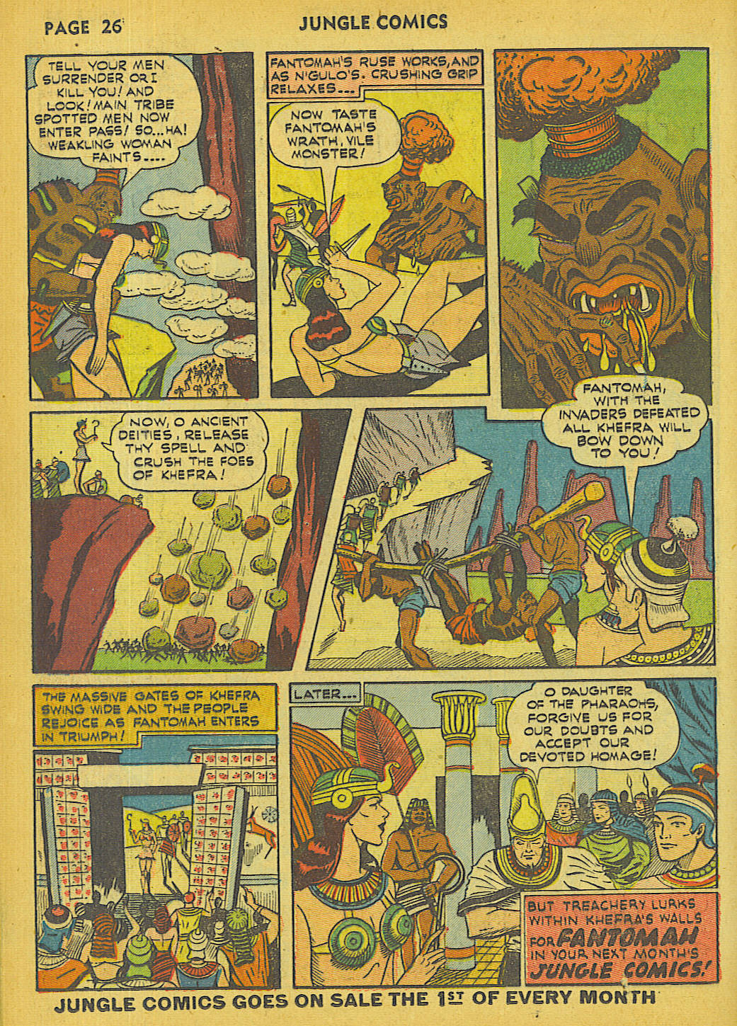 Read online Jungle Comics comic -  Issue #27 - 28