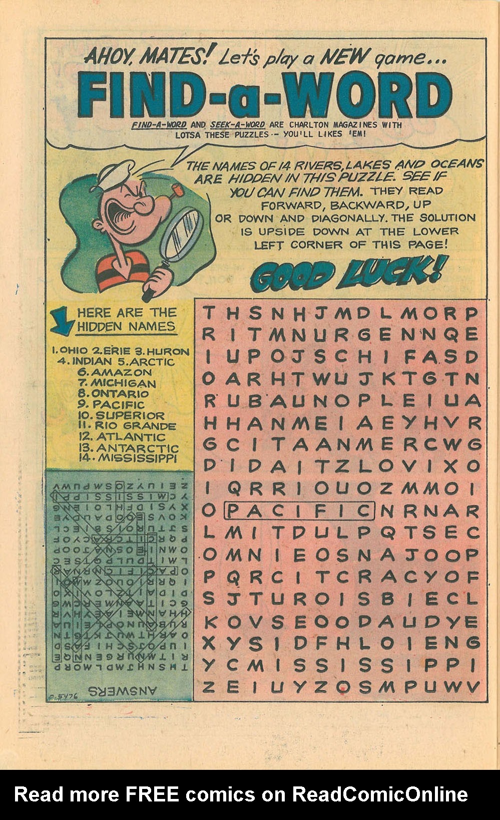 Read online Popeye (1948) comic -  Issue #122 - 22