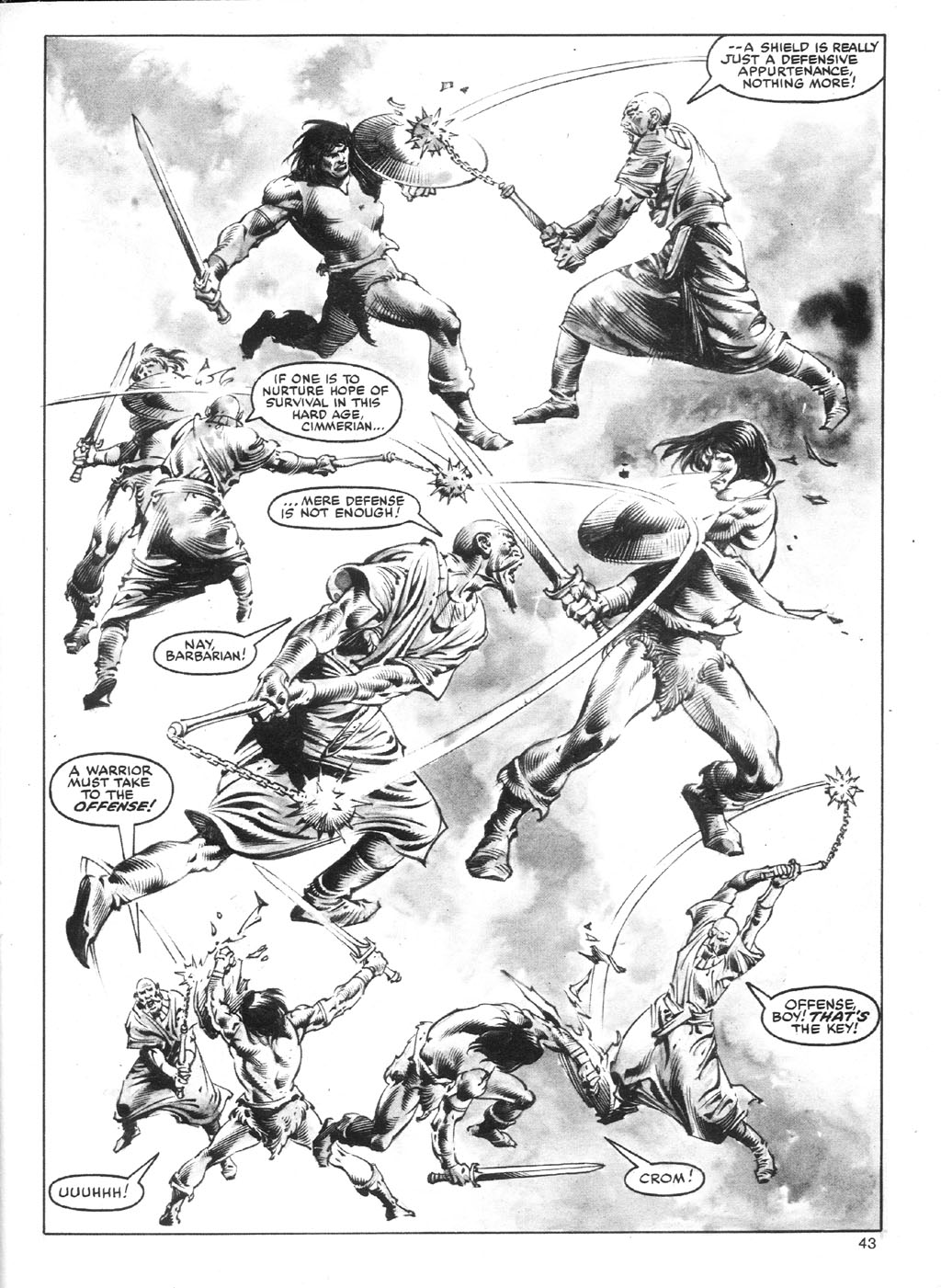 Read online The Savage Sword Of Conan comic -  Issue #88 - 43