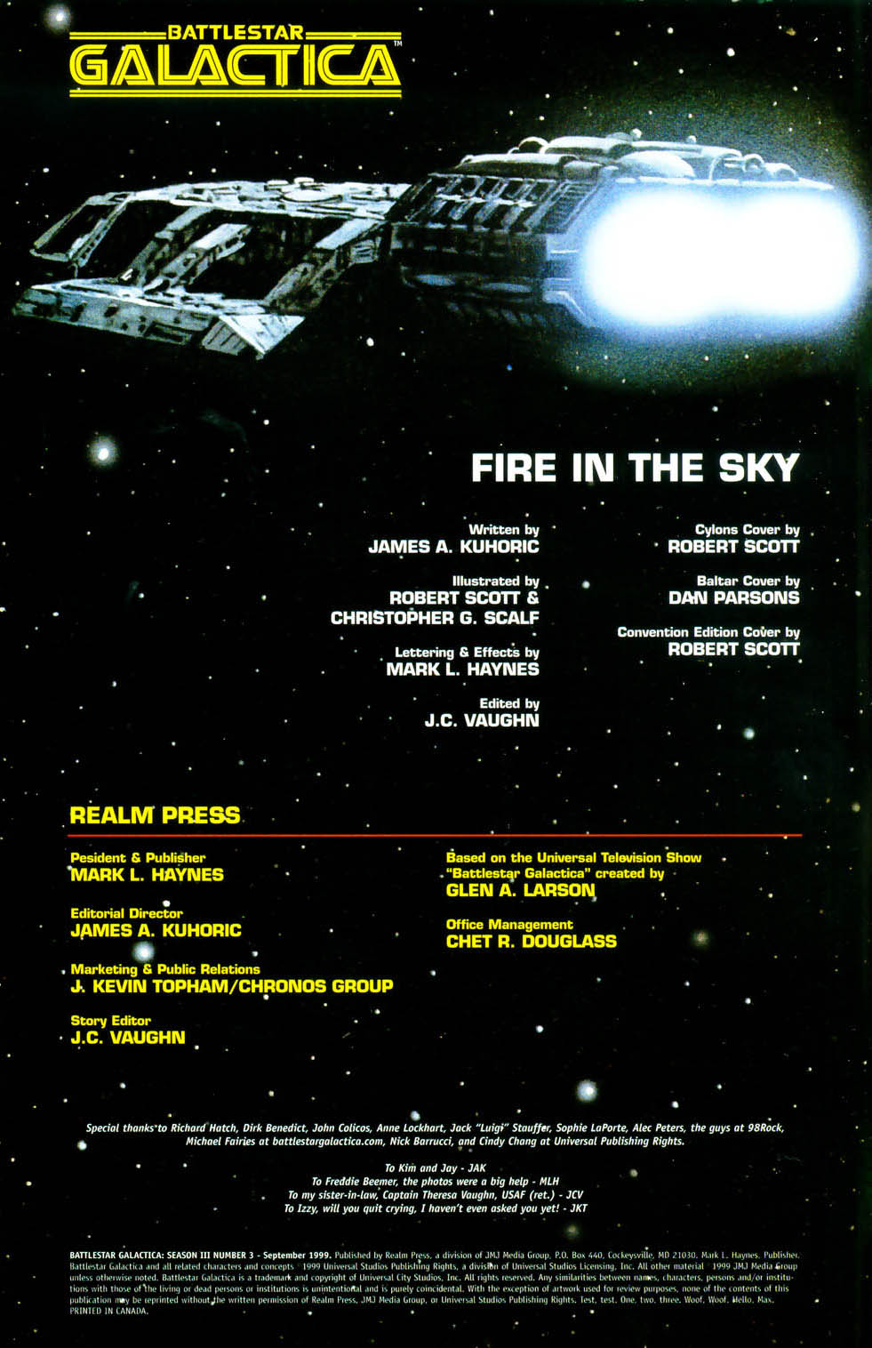 Battlestar Galactica: Season III 3 Page 1