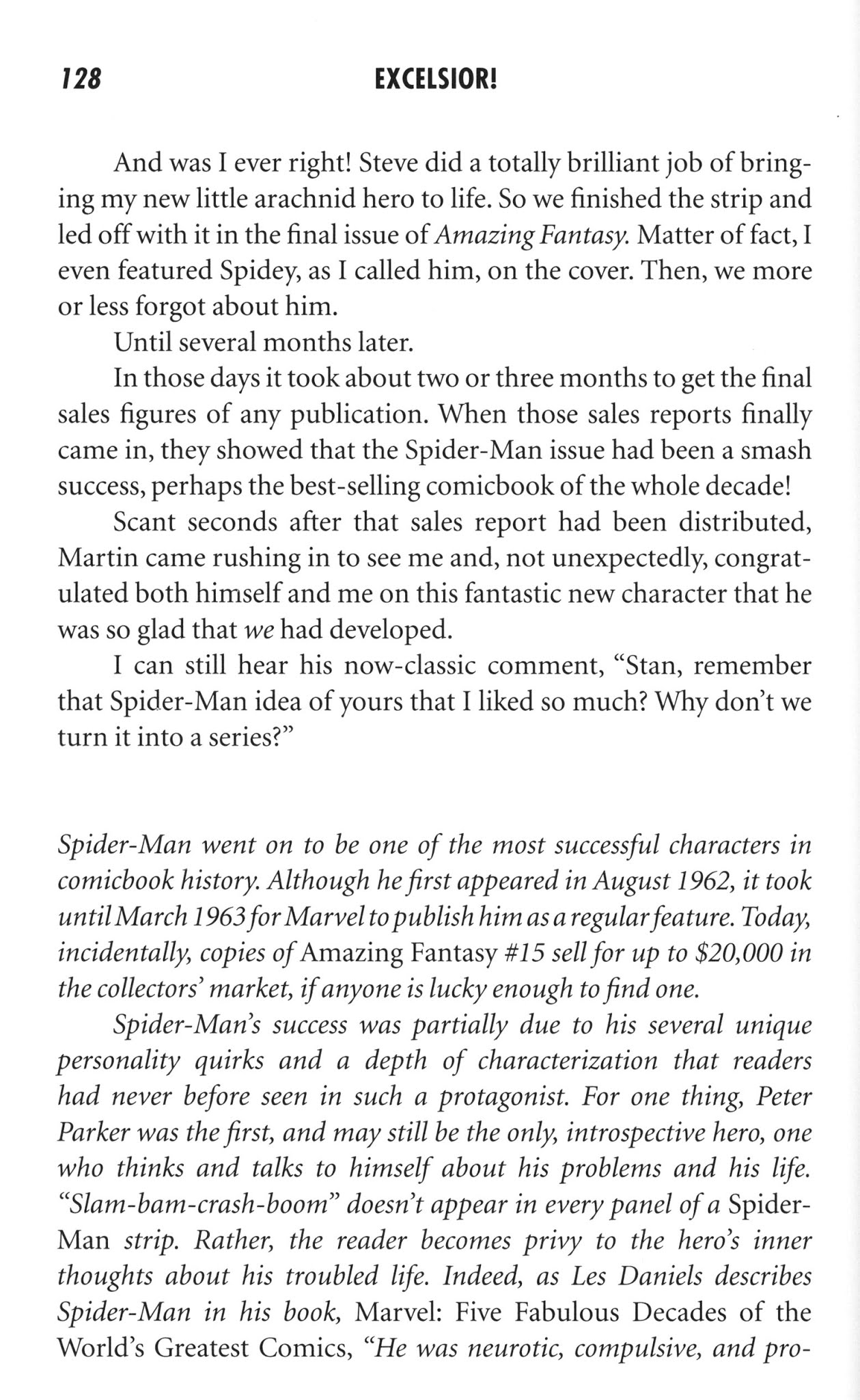Read online Excelsior! The Amazing Life of Stan Lee comic -  Issue # TPB (Part 2) - 37