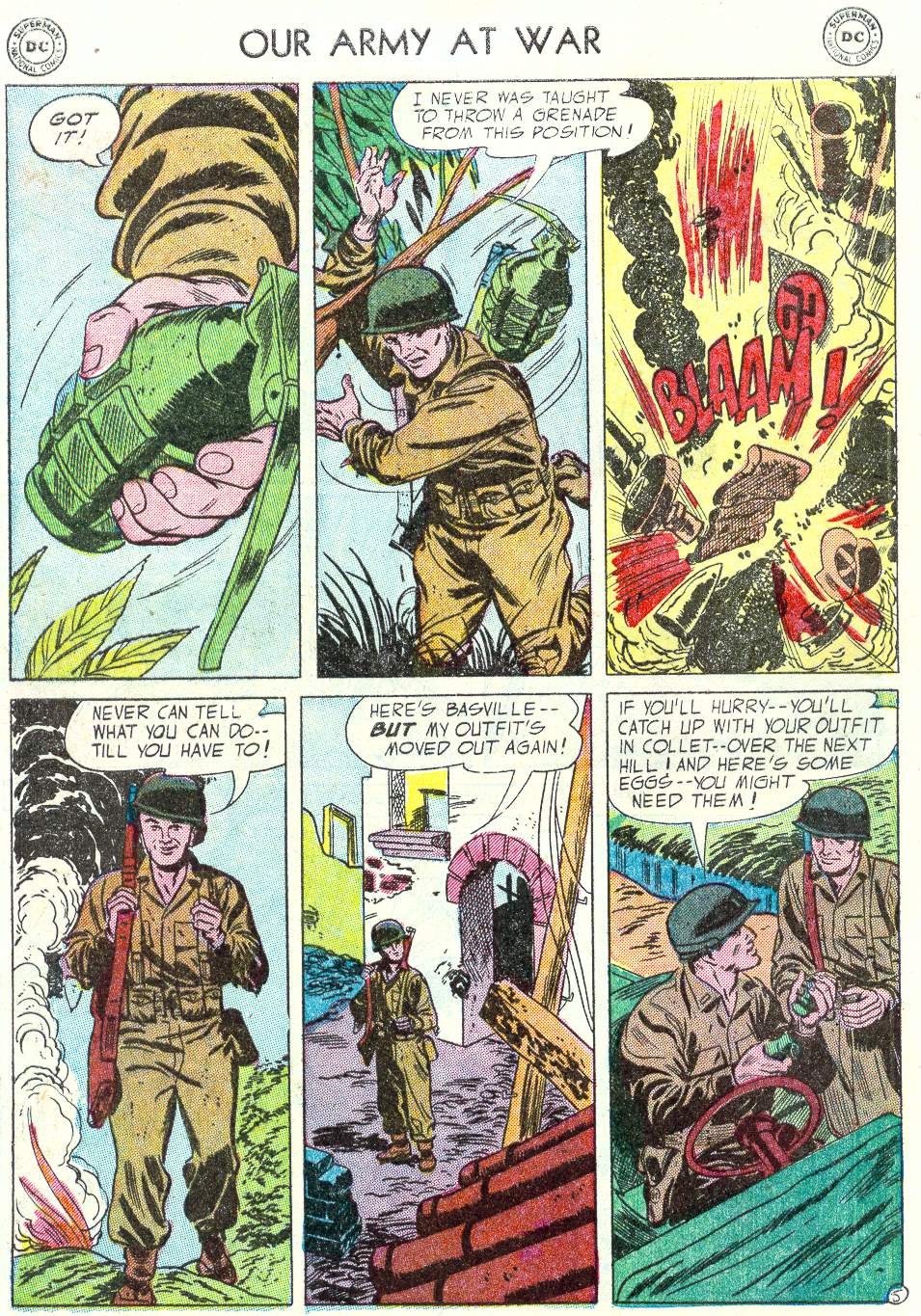 Read online Our Army at War (1952) comic -  Issue #34 - 33