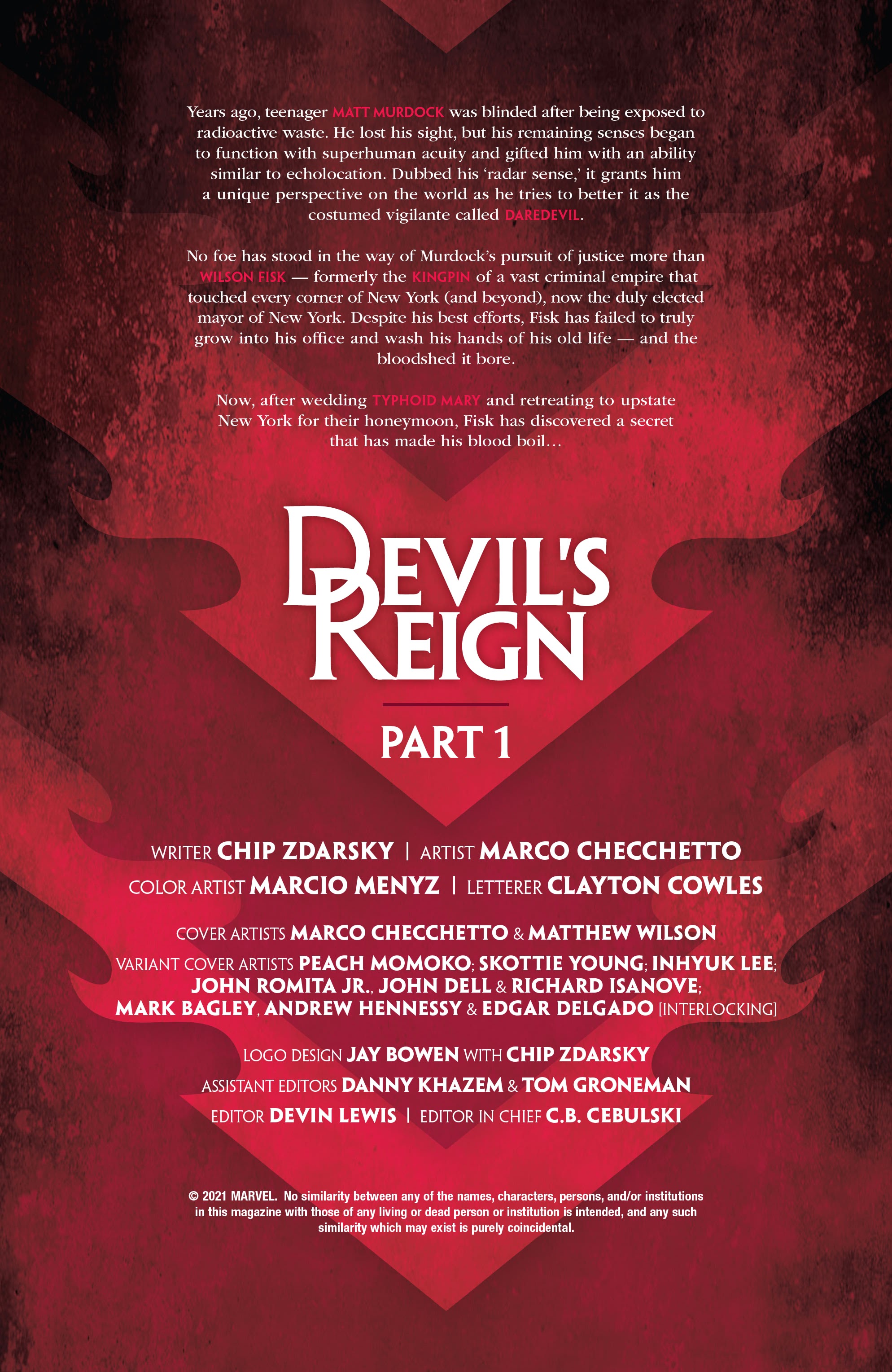 Read online Devil's Reign comic -  Issue #1 - 6