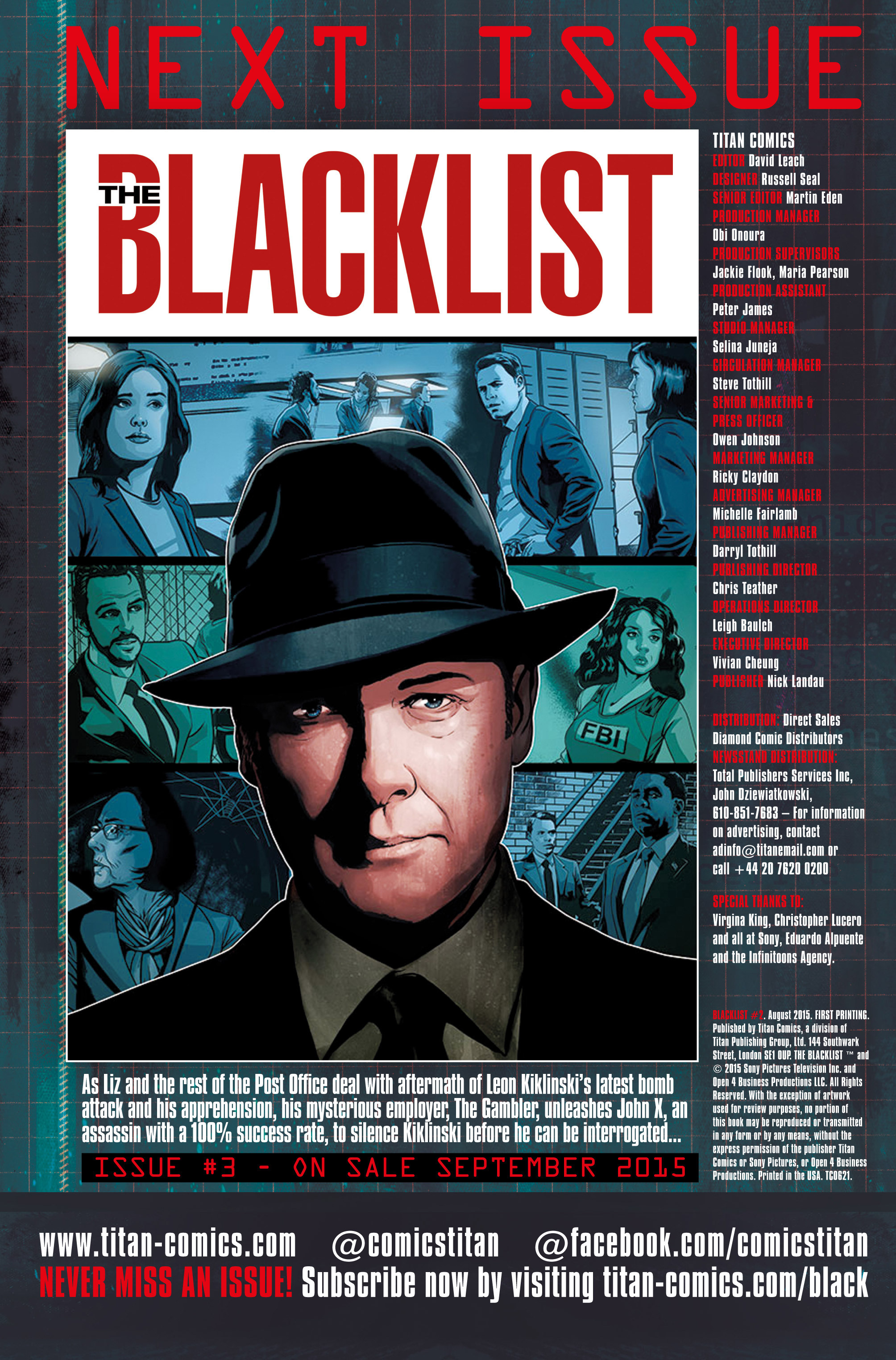 Read online The Blacklist comic -  Issue #2 - 25