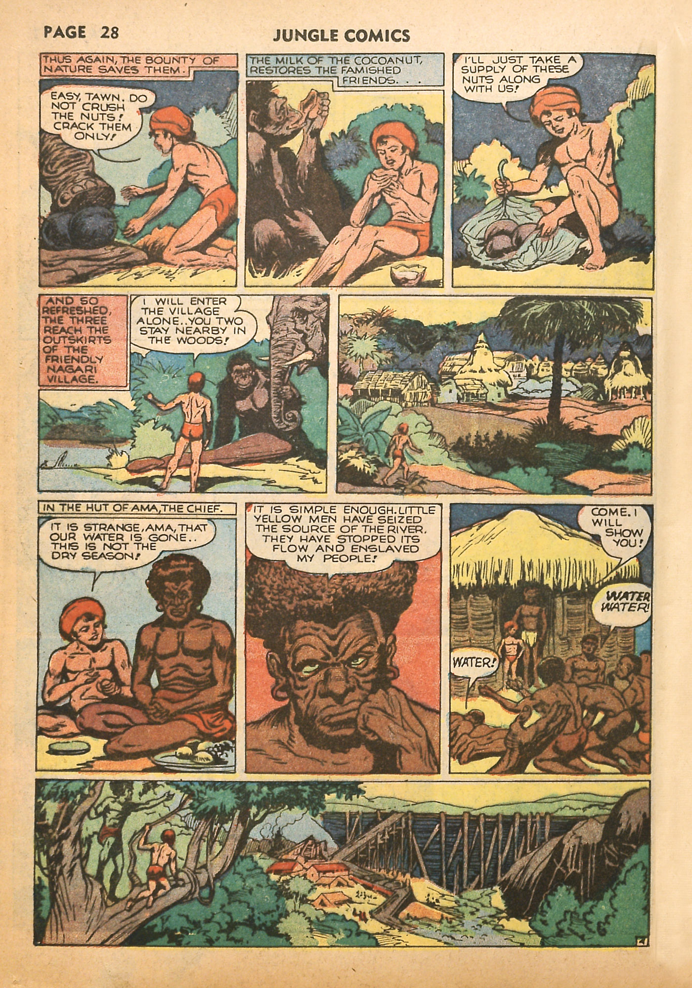 Read online Jungle Comics comic -  Issue #13 - 30