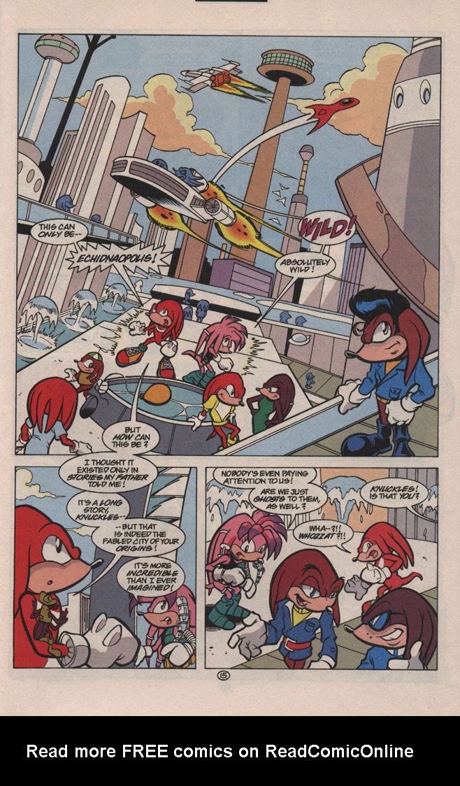 Read online Knuckles the Echidna comic -  Issue #4 - 23