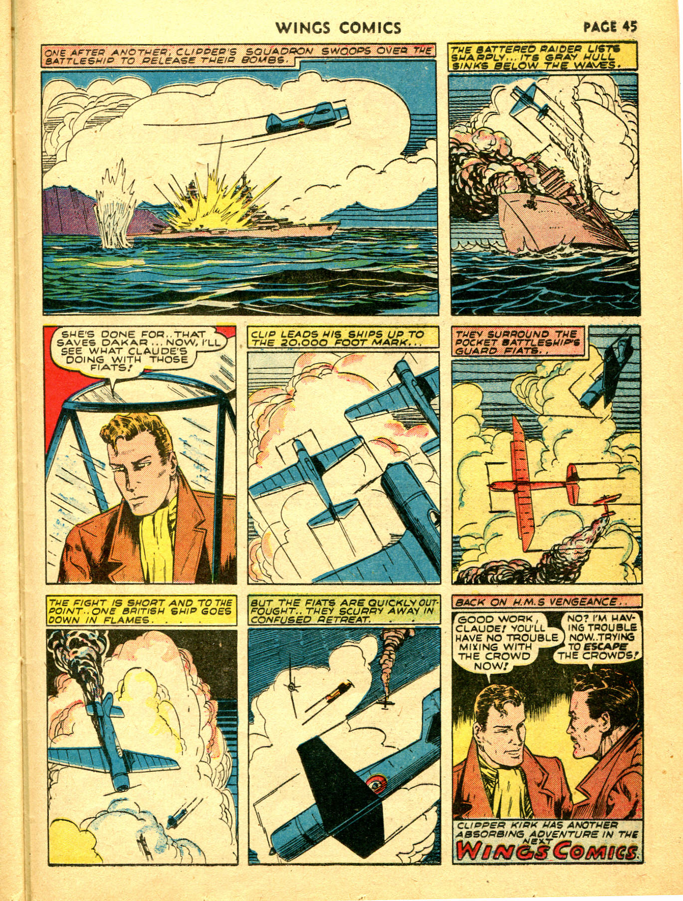 Read online Wings Comics comic -  Issue #7 - 47
