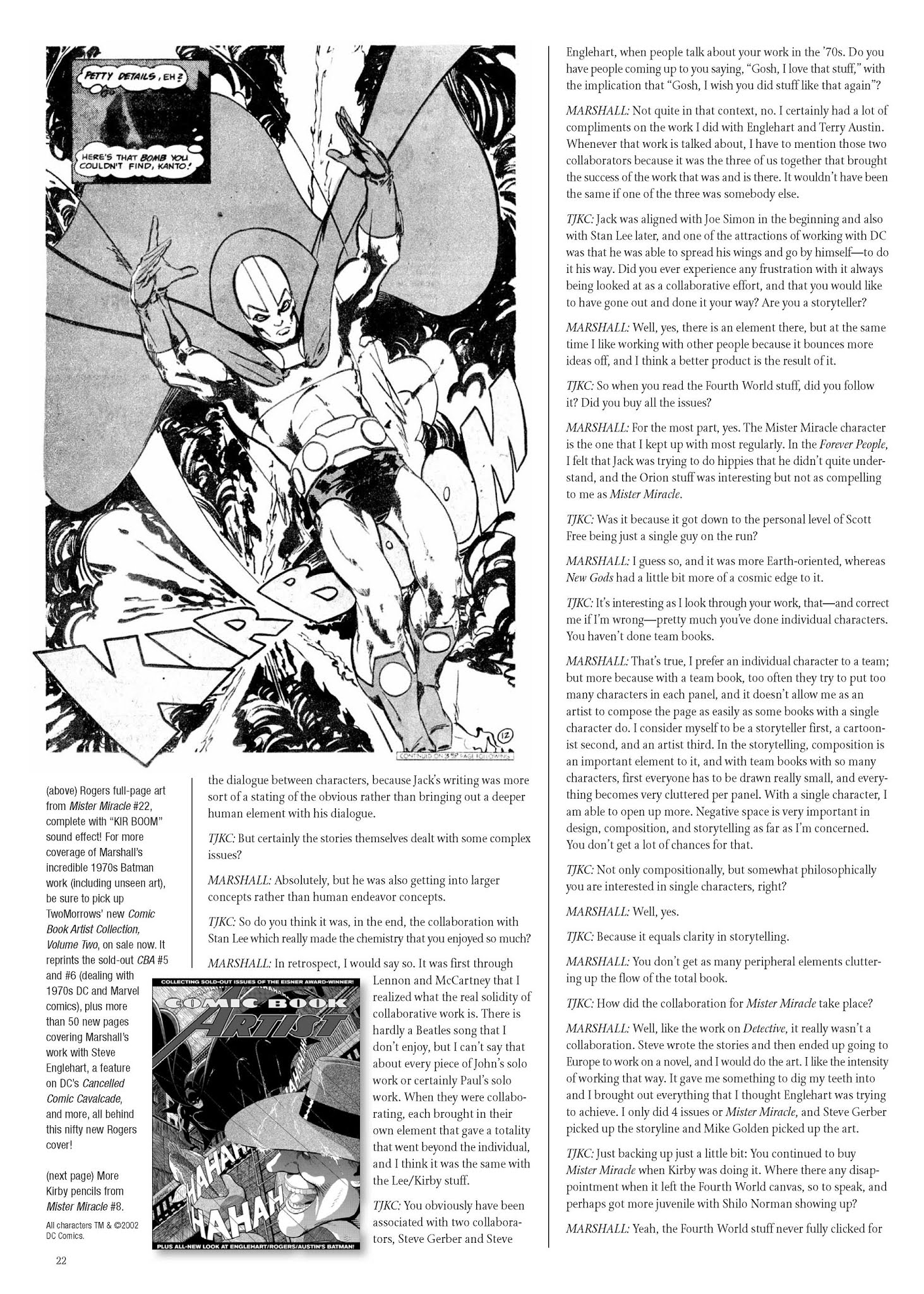 Read online The Jack Kirby Collector comic -  Issue #35 - 20