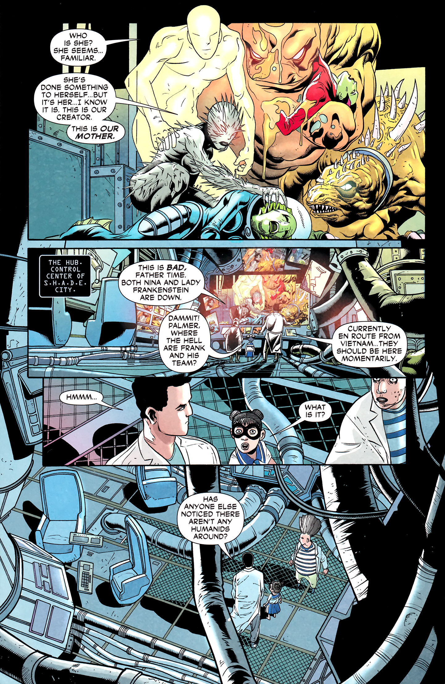 Read online Frankenstein, Agent of S.H.A.D.E. comic -  Issue #7 - 3