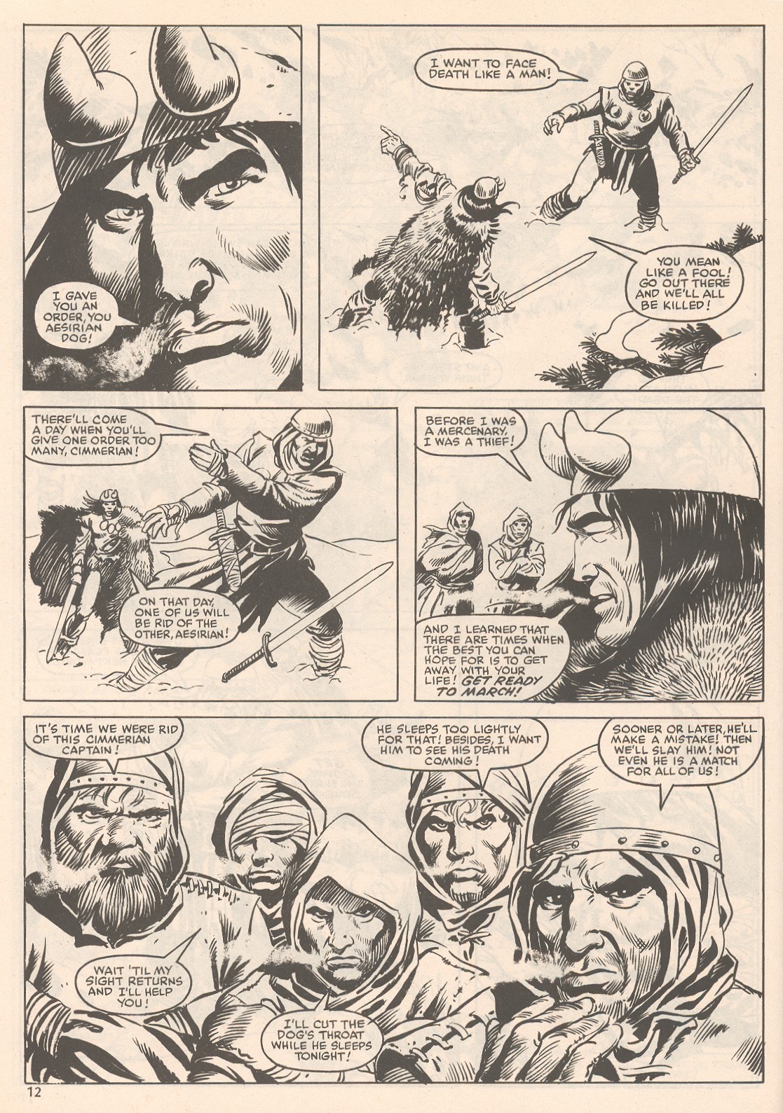 Read online The Savage Sword Of Conan comic -  Issue #105 - 12