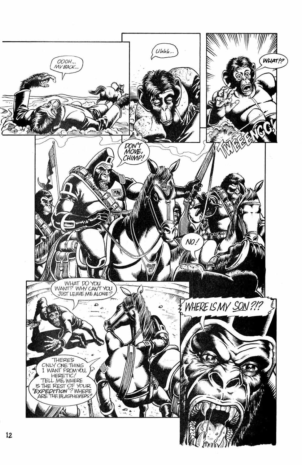 Read online Planet of the Apes: The Forbidden Zone comic -  Issue #3 - 14