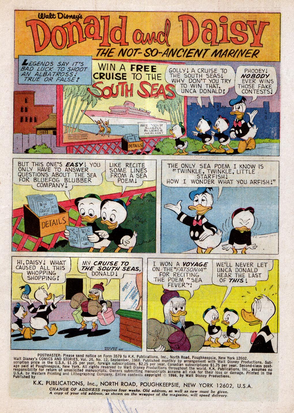 Read online Walt Disney's Comics and Stories comic -  Issue #312 - 2