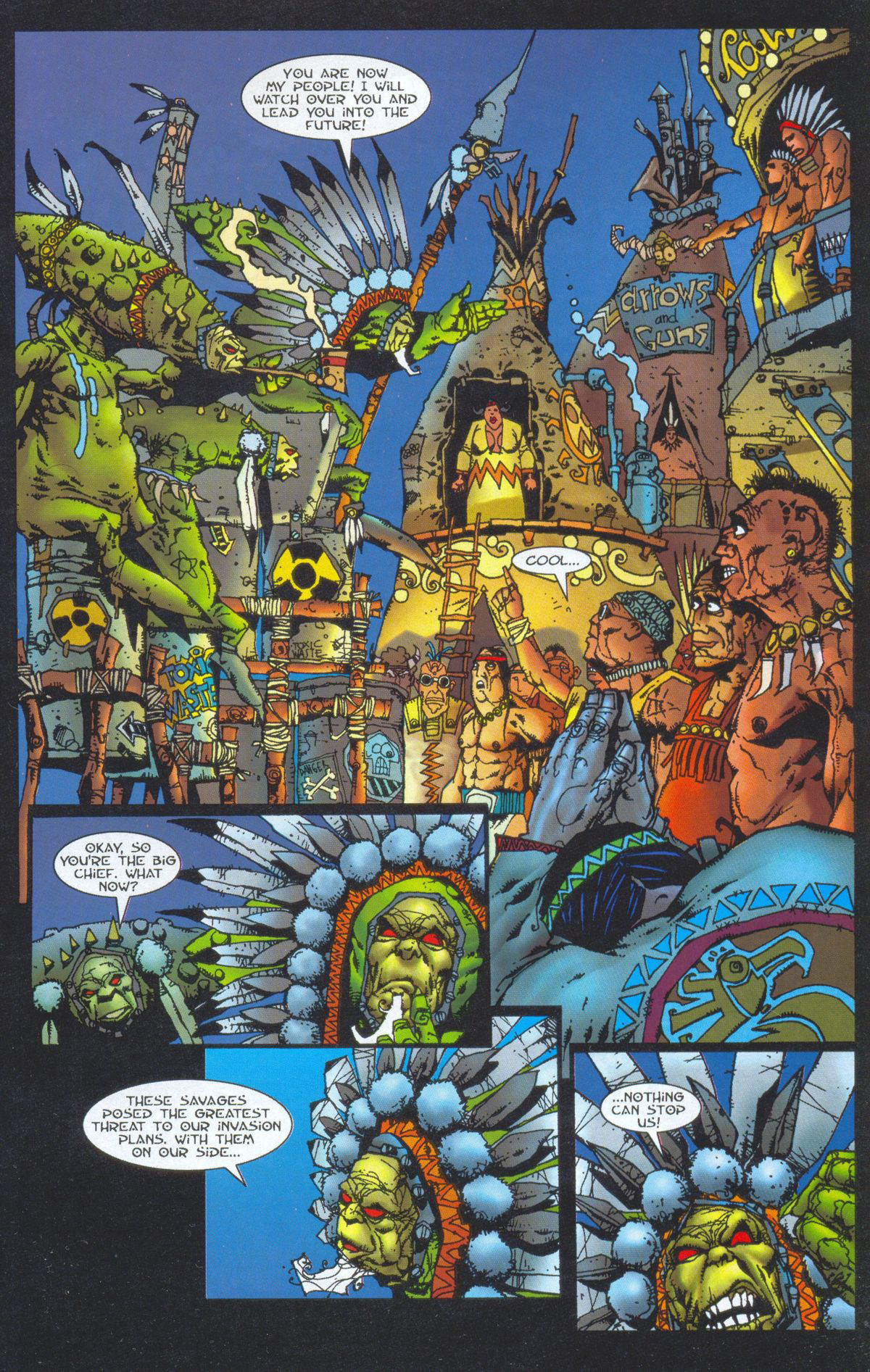 Read online Dead or Alive -- A Cyberpunk Western comic -  Issue #3 - 15