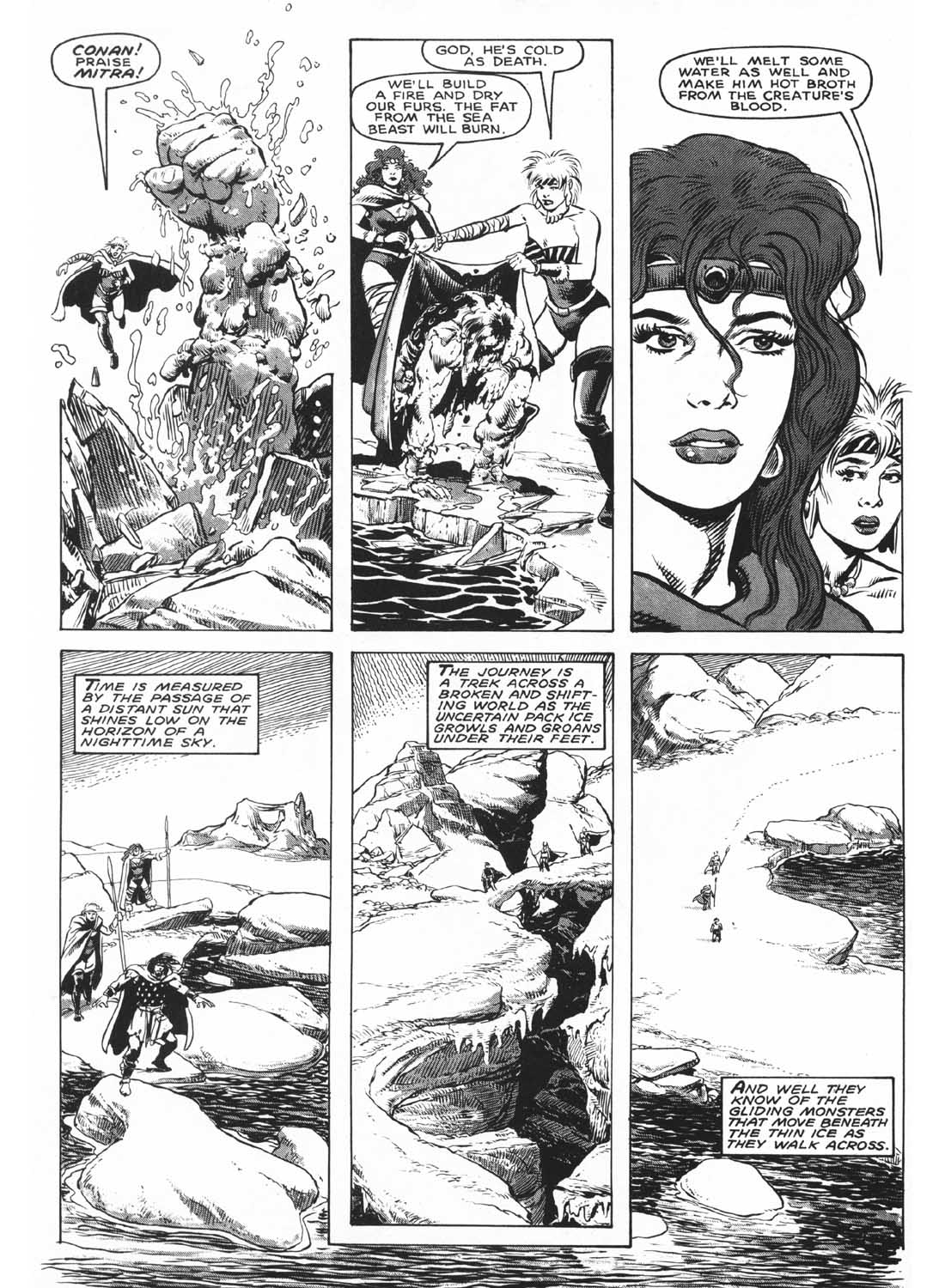 Read online The Savage Sword Of Conan comic -  Issue #170 - 50