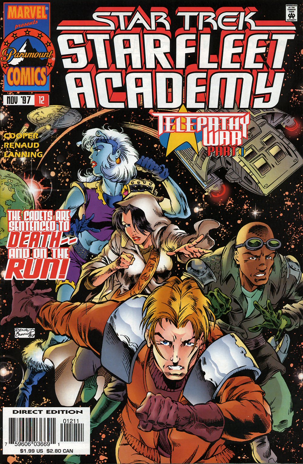 Read online Star Trek: Starfleet Academy (1996) comic -  Issue #12 - 1